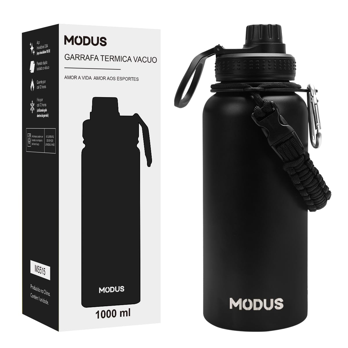 MODUS Garrafa Térmica Esportiva Inox 950ml
