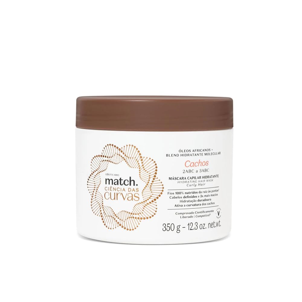 O Boticário Match Máscara Hidratante Ciência das Curvas 350g