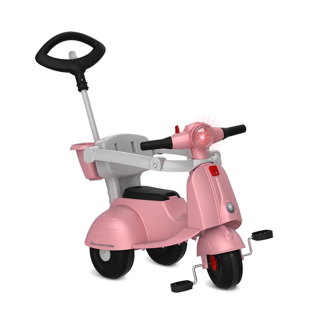 Triciclo Banderetta Passeio & Pedal (Rosa) Bandeirante