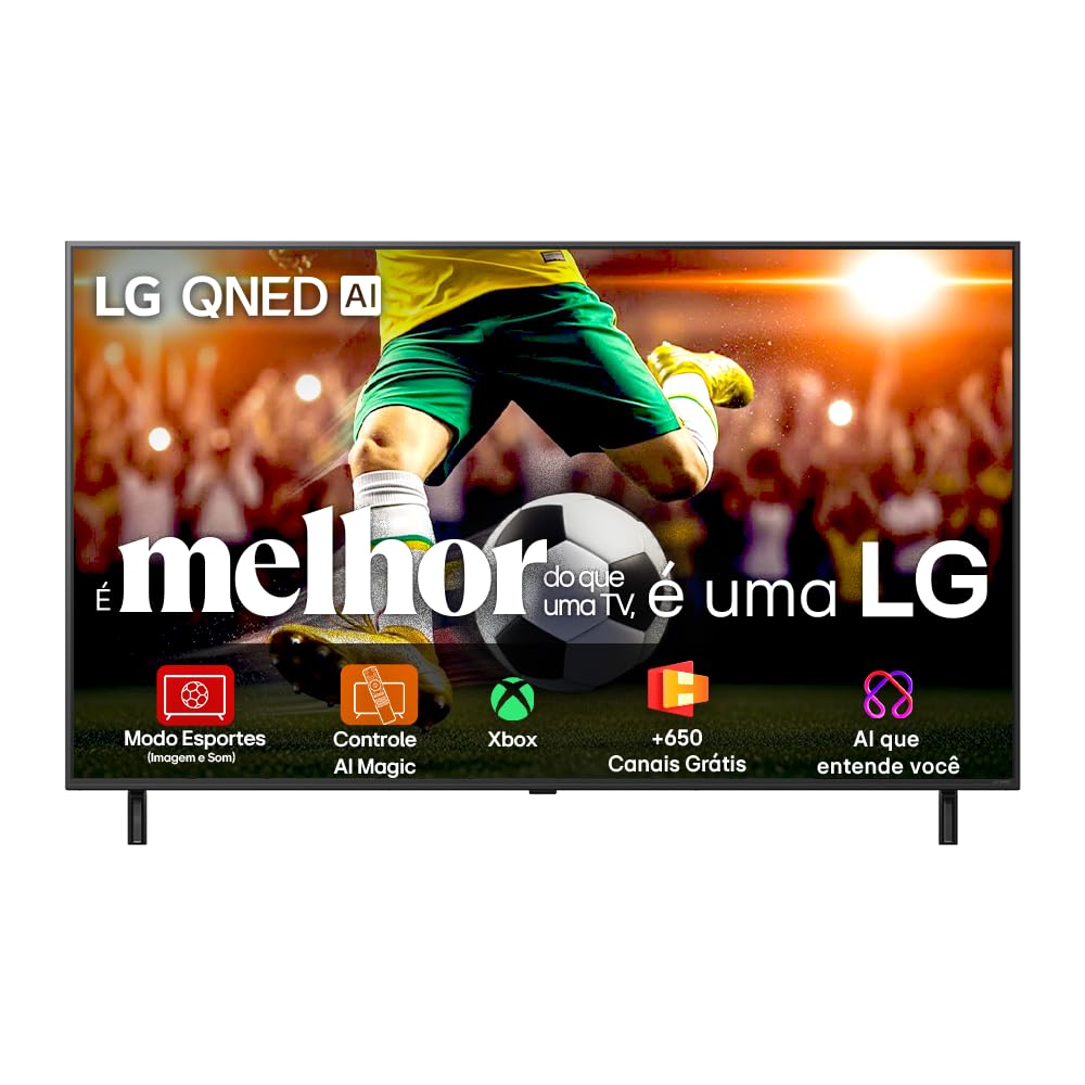 Smart TV LG 55QNED80TSA 55 polegadas 4K QNED
