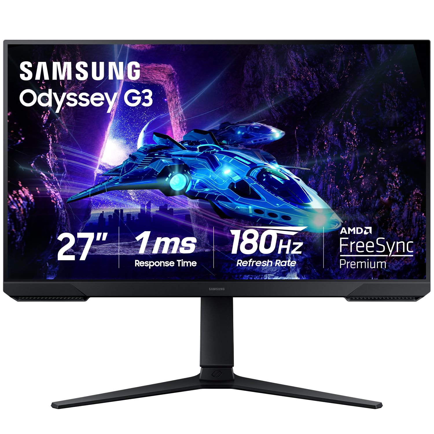 Monitor Gamer Samsung Odyssey G3 G30D 27 Polegadas Full HD 180 Hz