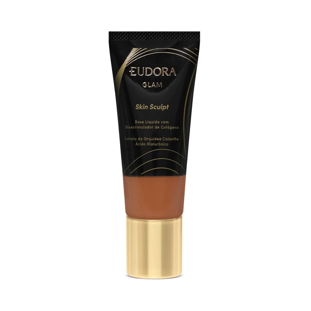 Eudora Glam Skin Sculpt Base Líquida Semi Matte Cor 83, 30ml