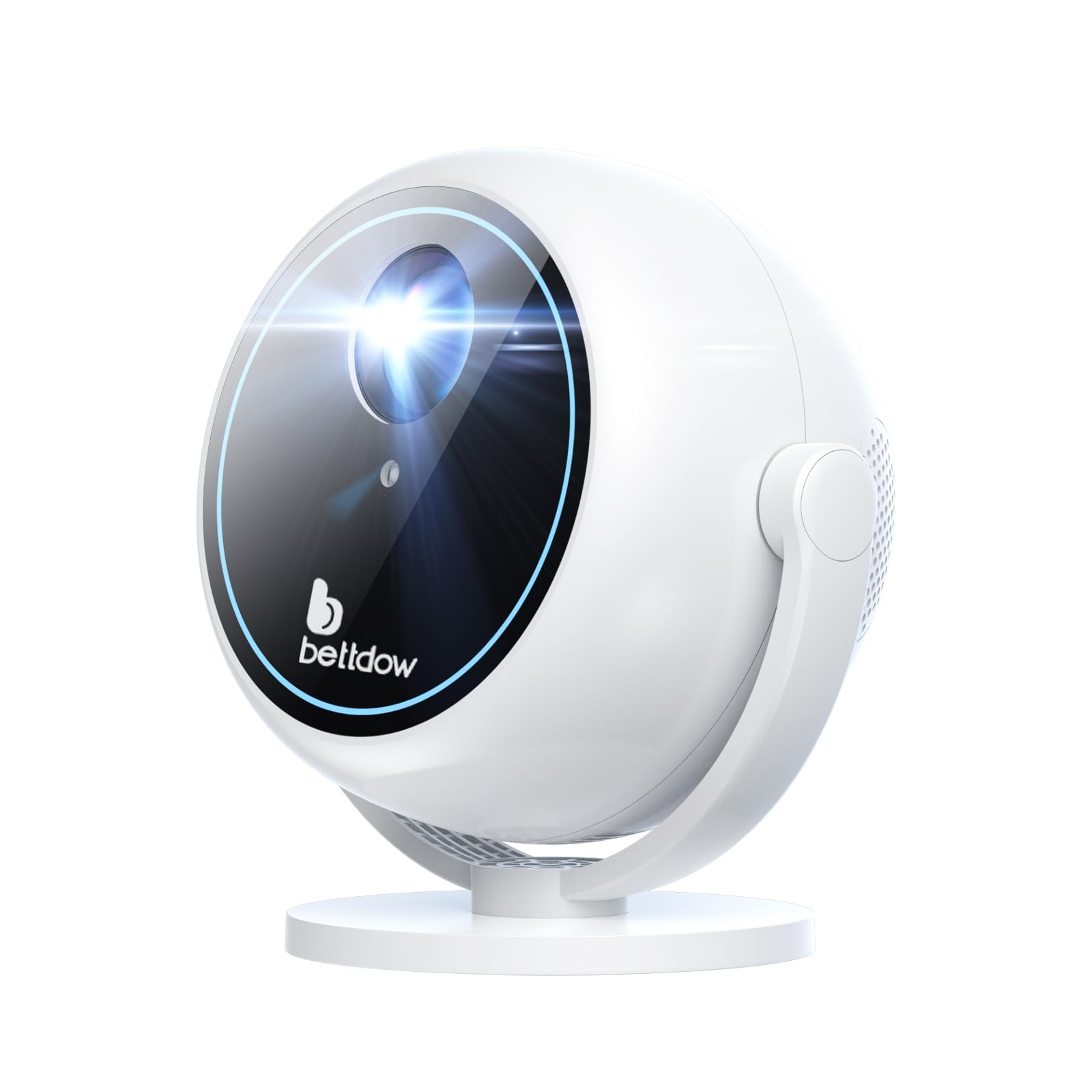 Bettdow Mini Projetor Portátil com Rotação de 360 Graus