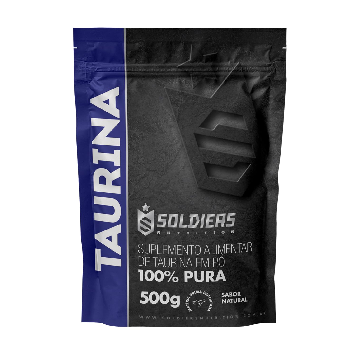 L-Taurina em Pó Soldiers Nutrition 500 g