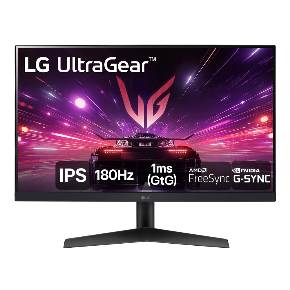 Monitor Gamer LG UltraGear 24GS60F-B 24 Polegadas IPS Full HD 180 Hz 1 ms