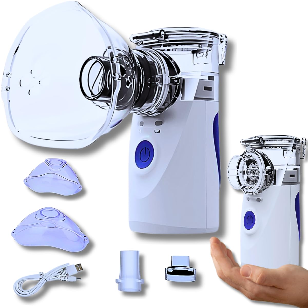 Nebulizador Inalador Portátil Sem Fio Silencioso