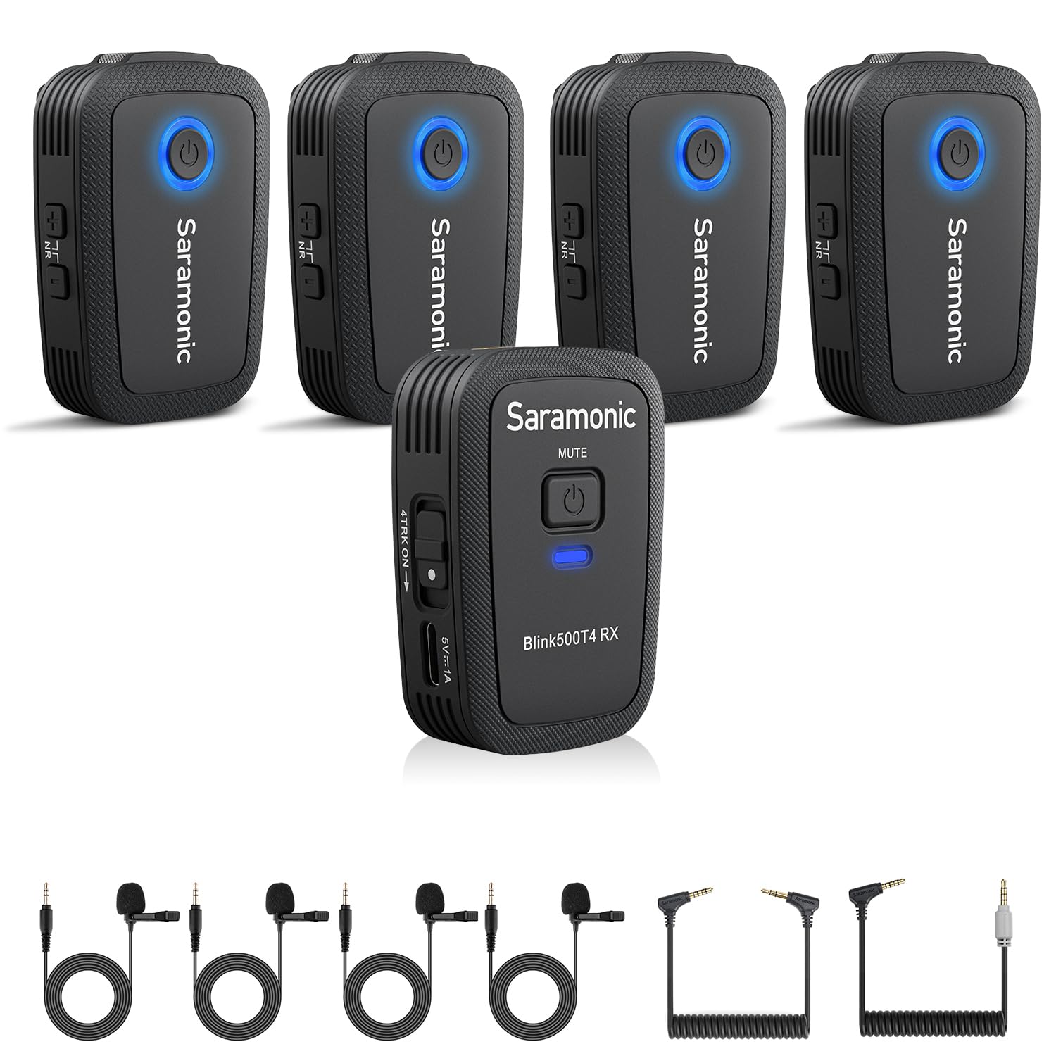 Saramonic Blink 500 T4 Sistema de Microfone para Quatro Pessoas