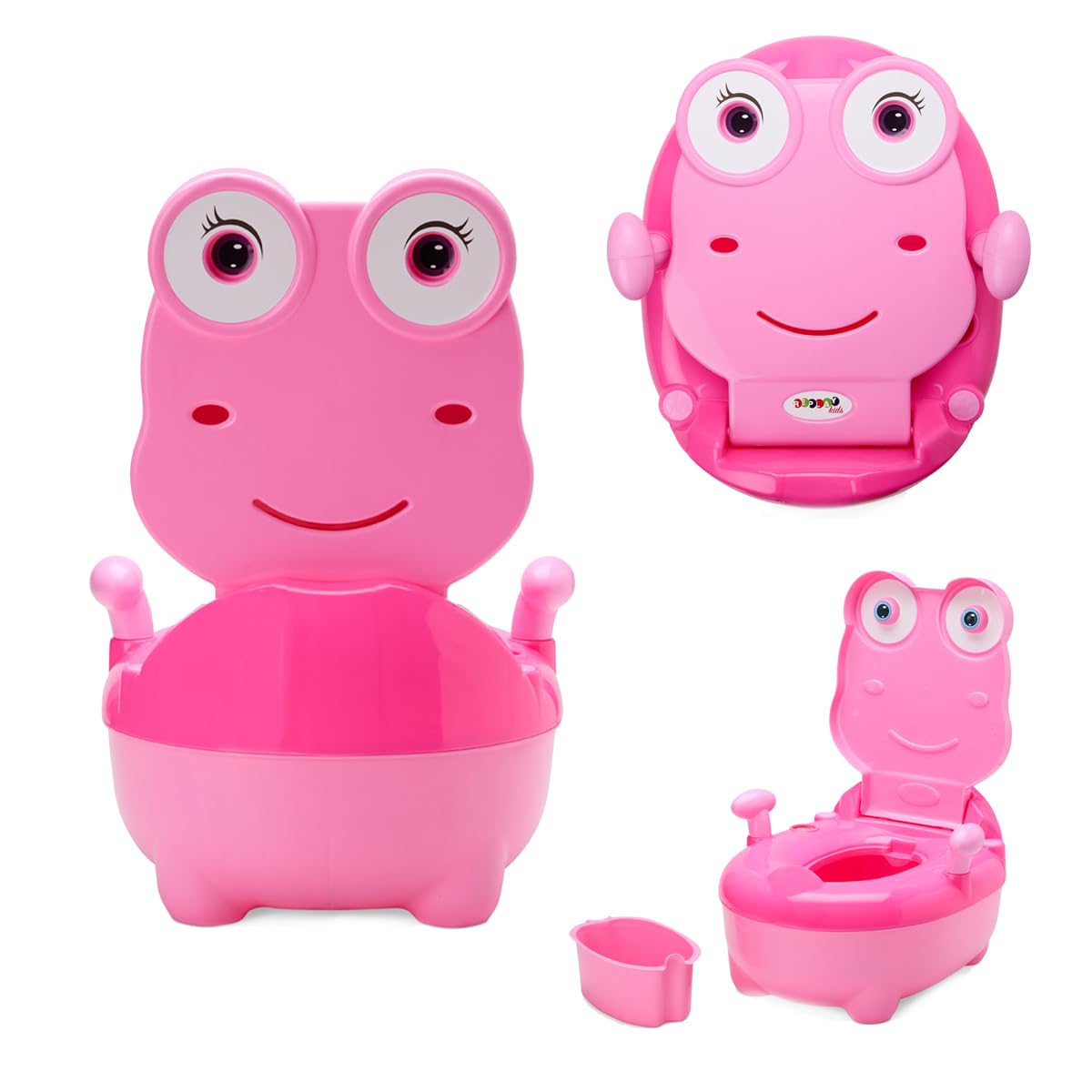 Troninho Infantil Musical Penico Sapinho Rosa - Replay Kids