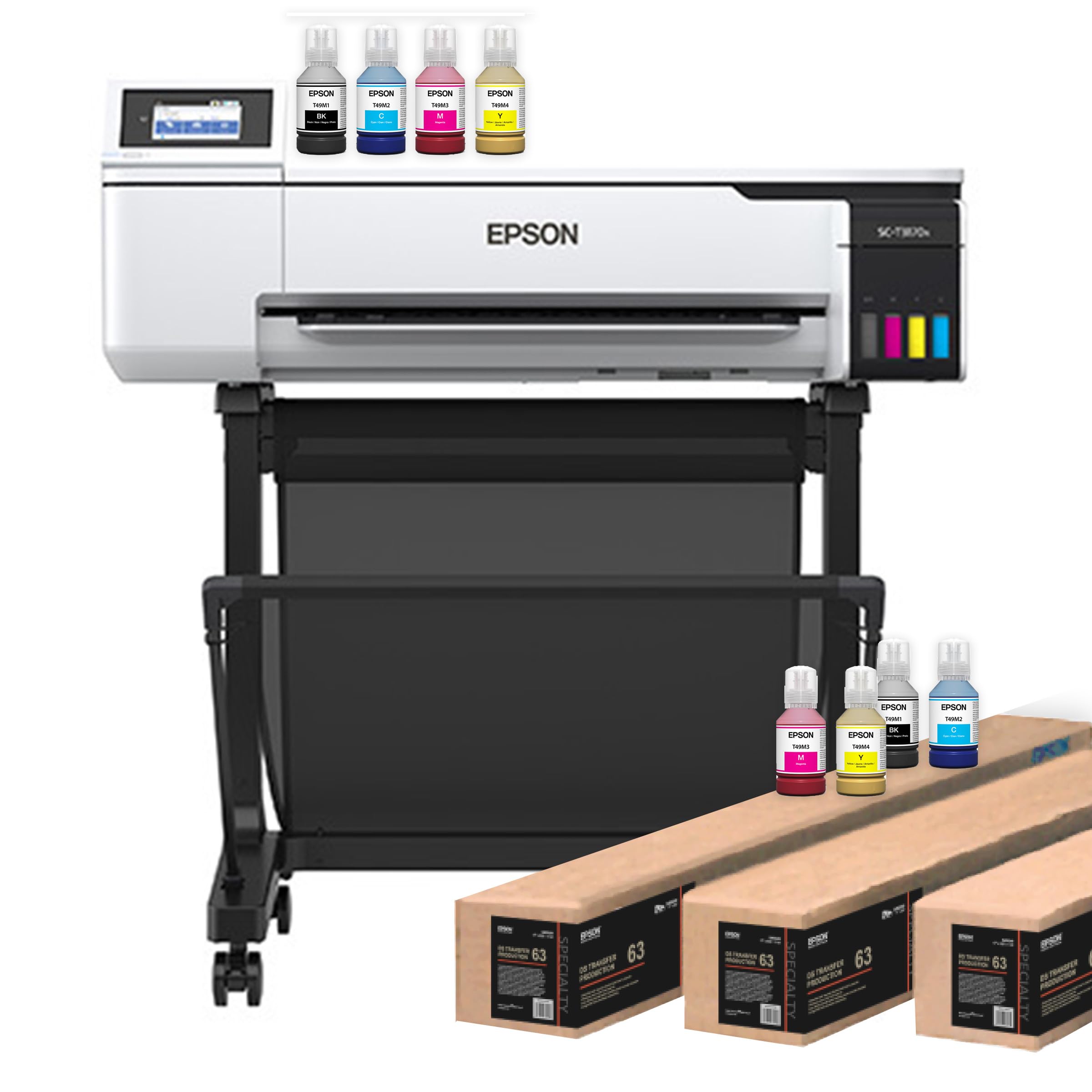 Impressora de Sublimação Epson SureColor F570 Pro de 61 cm com Dois Conjuntos de Tinta