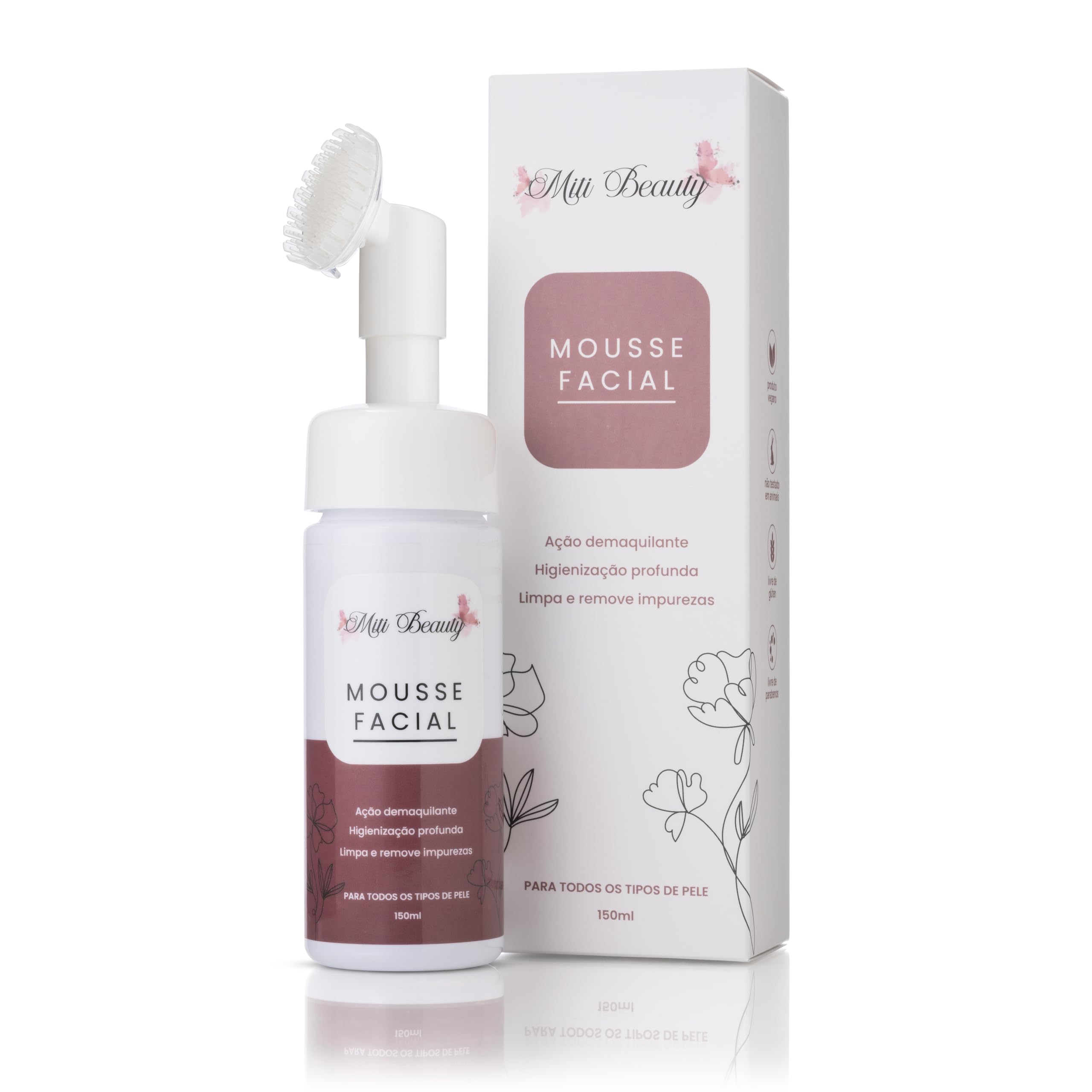 Mousse Espuma Limpeza Facial Camomila