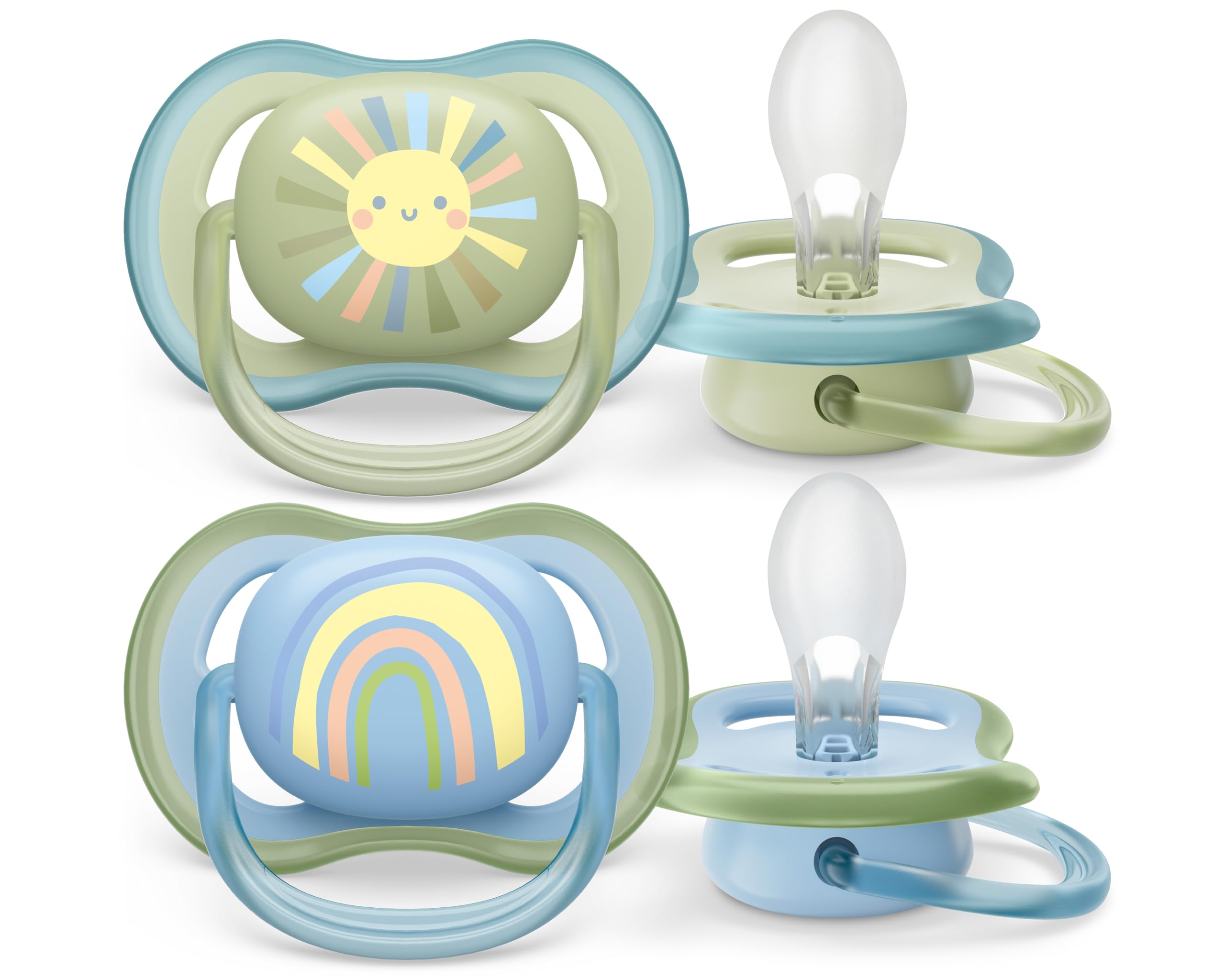 Chupeta Dupla Ultra Air Philips Avent Decorada Recém Nascido 0-6M