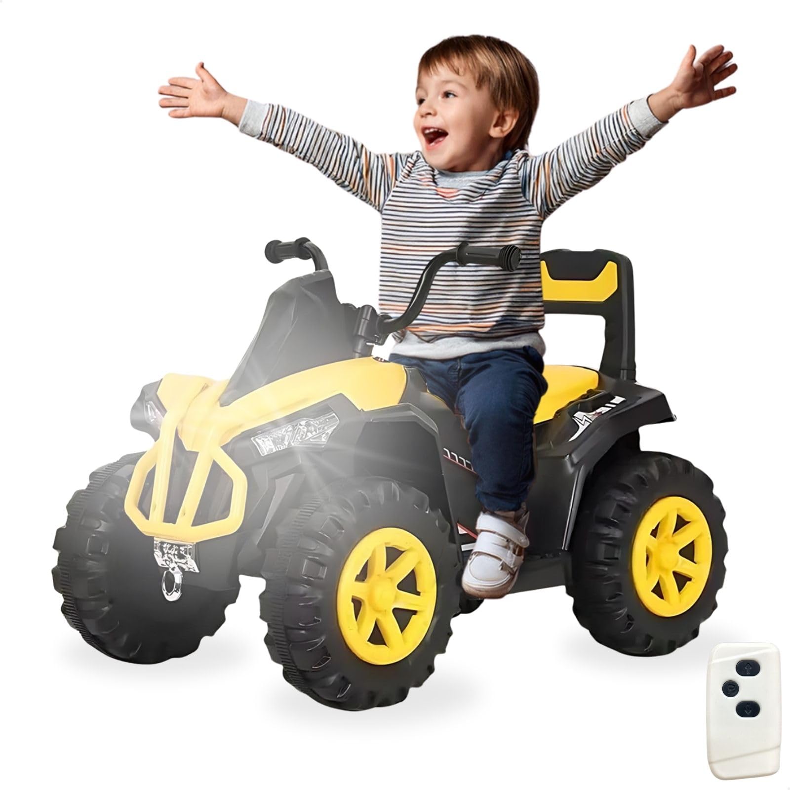 Carro Elétrico Infantil Controle Remoto Quadriciclo Carrinho 6V