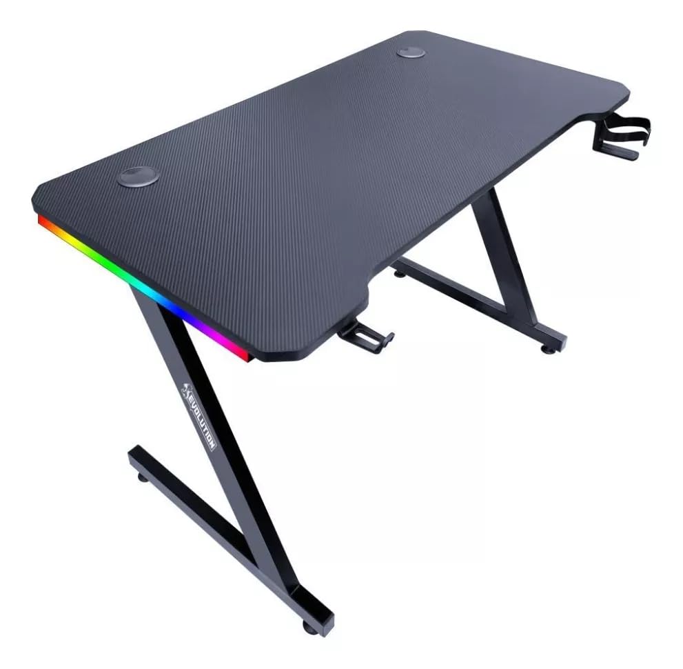 Mesa Gamer Escrivaninha com Iluminação RGB