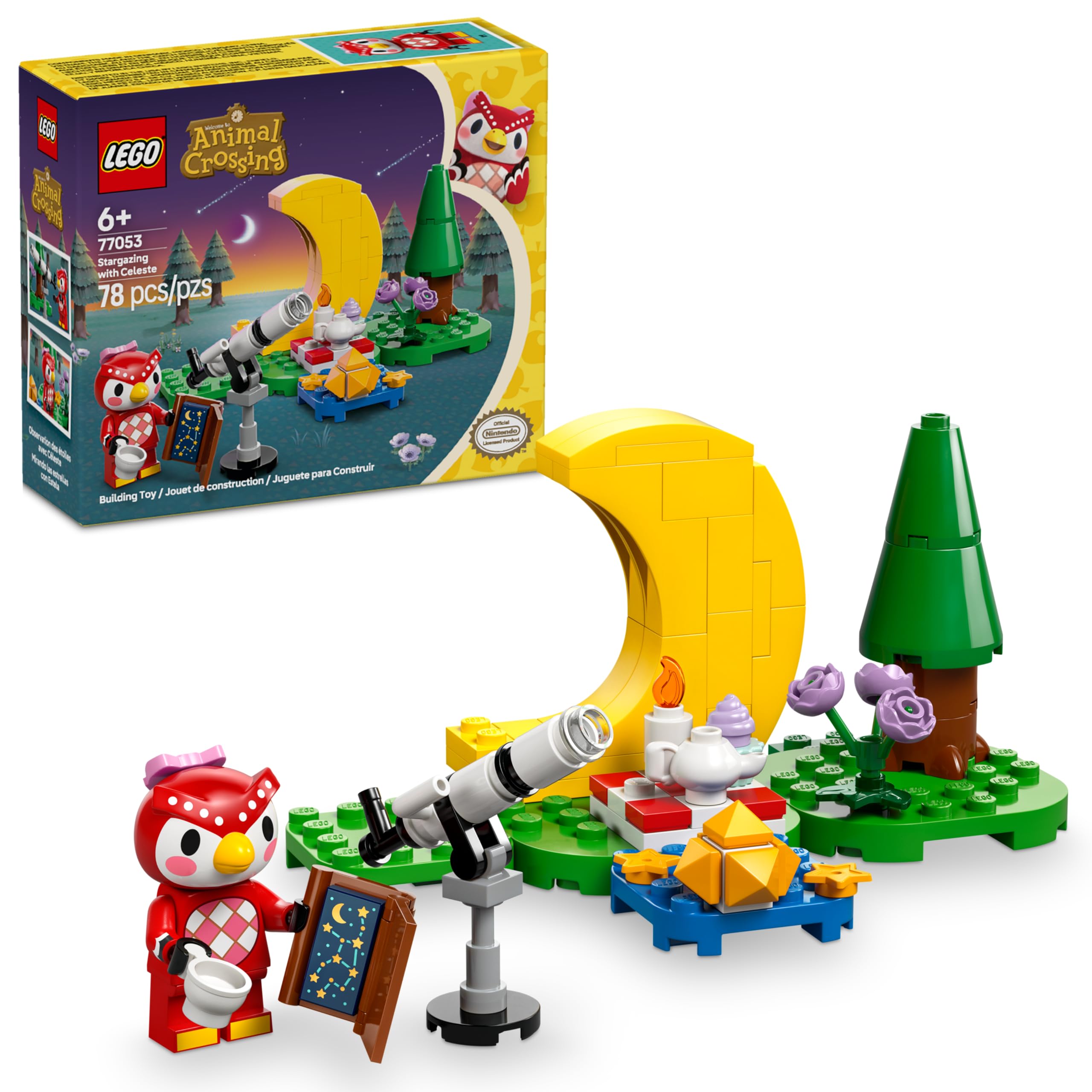 LEGO Animal Crossing 77053 Admirando Estrelas com Celeste