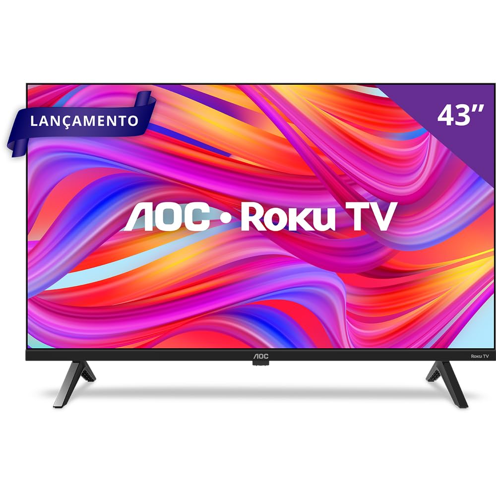 Smart TV AOC 43S5045/78G 43 polegadas Full HD Roku TV