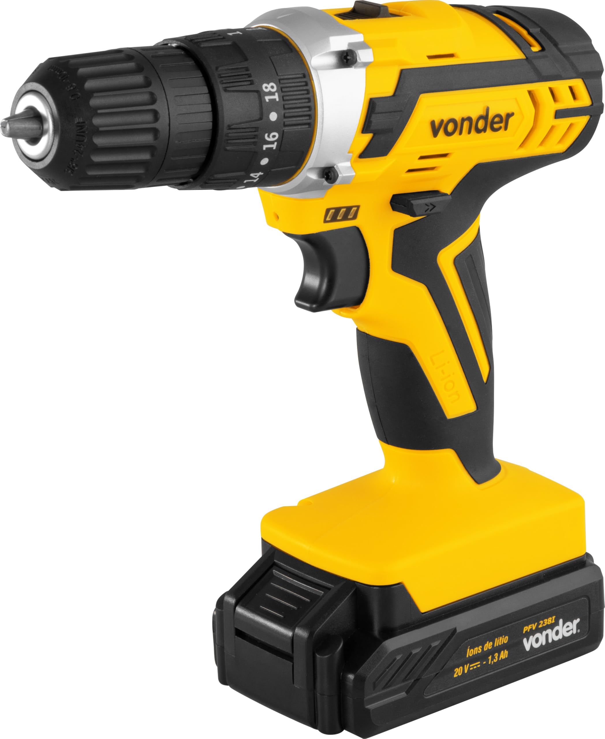Vonder Parafusadeira/Furadeira com Impacto a Bateria 20V PFV 238I