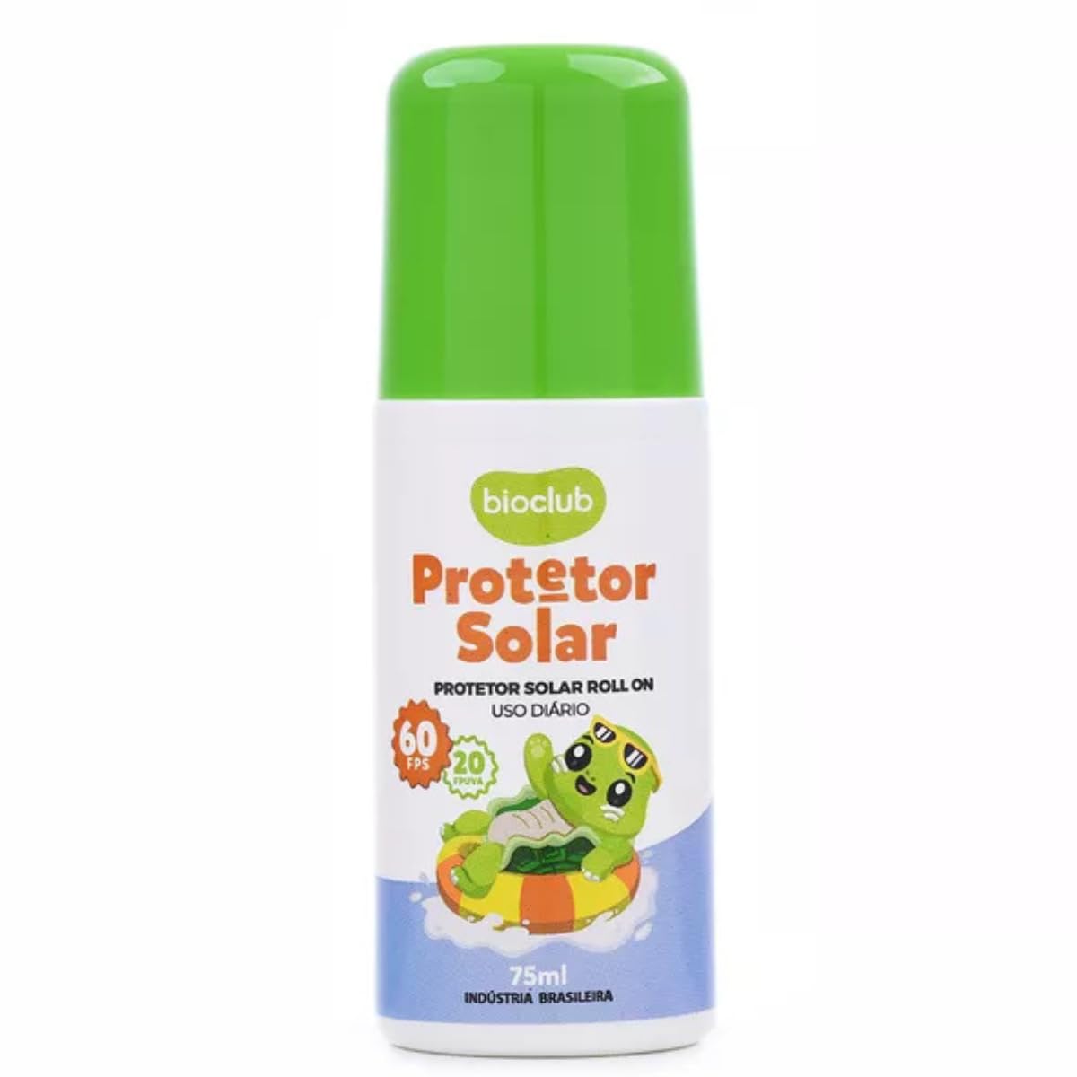 Protetor Solar Infantil Bioclub Roll-On FPS 60 75ml