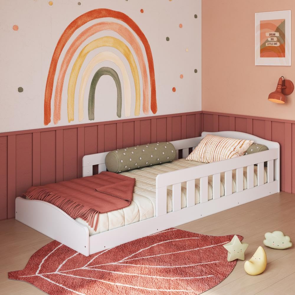 Completa Móveis Cama Infantil Montessoriana Solteiro Encanto