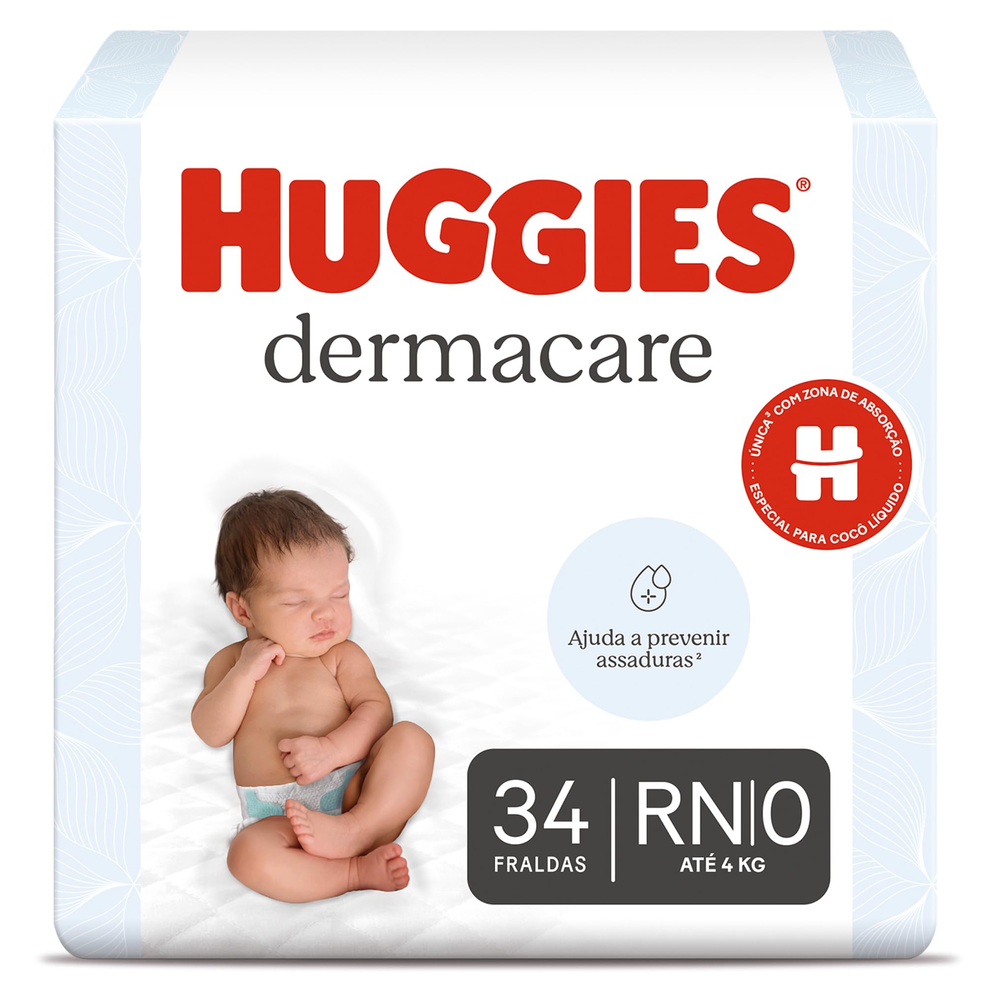 Fralda Huggies Premium Dermacare Tamanho RN