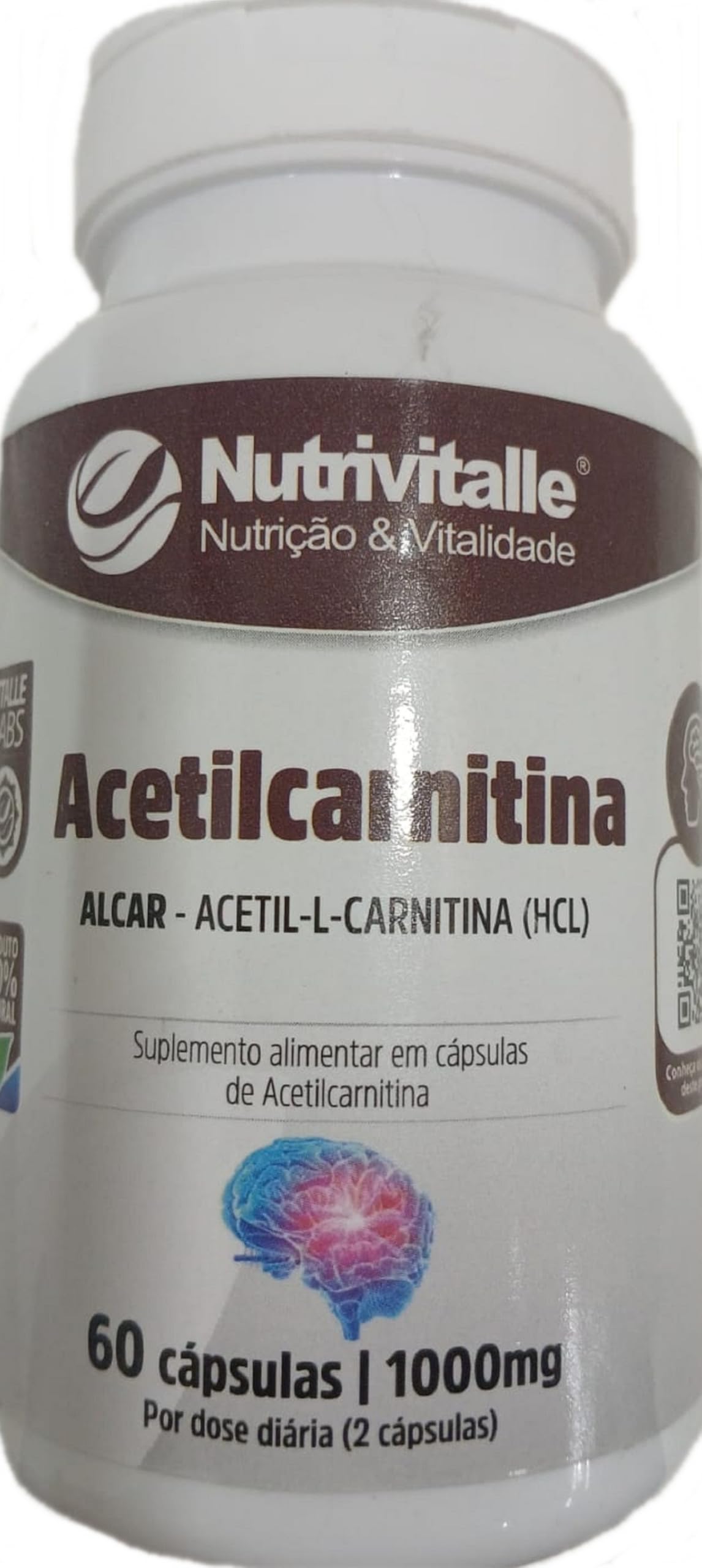 Acetilcarnitina Nutrivitalle 60 Cápsulas