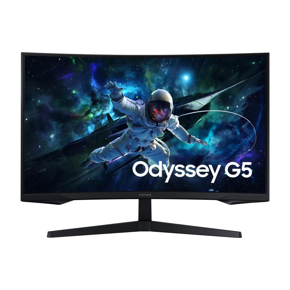 Monitor Gamer Curvo Samsung Odyssey G5 32 Polegadas QHD 165 Hz