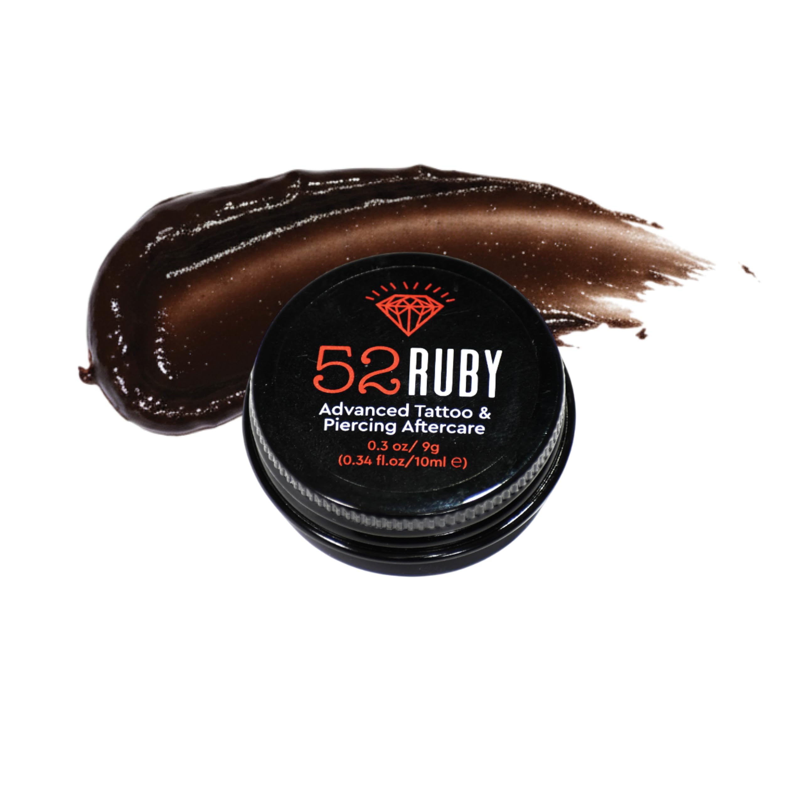 Creme avançado para tatuagem e piercing 52 Ruby 10 ml – Fórmula grega natural, cura rápida e alívio da dor, sem produtos químicos