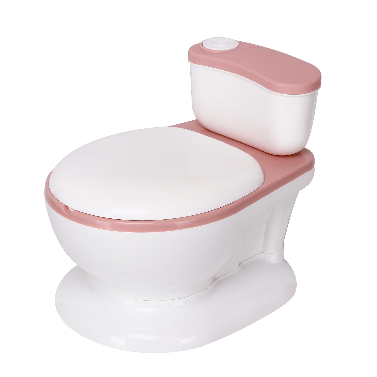Penico Infantil OHANA BABY Troninho Privadinha Rosa - Desfralde Divertido, Assento Ergonômico, Resistente até 50kg (Rosa)