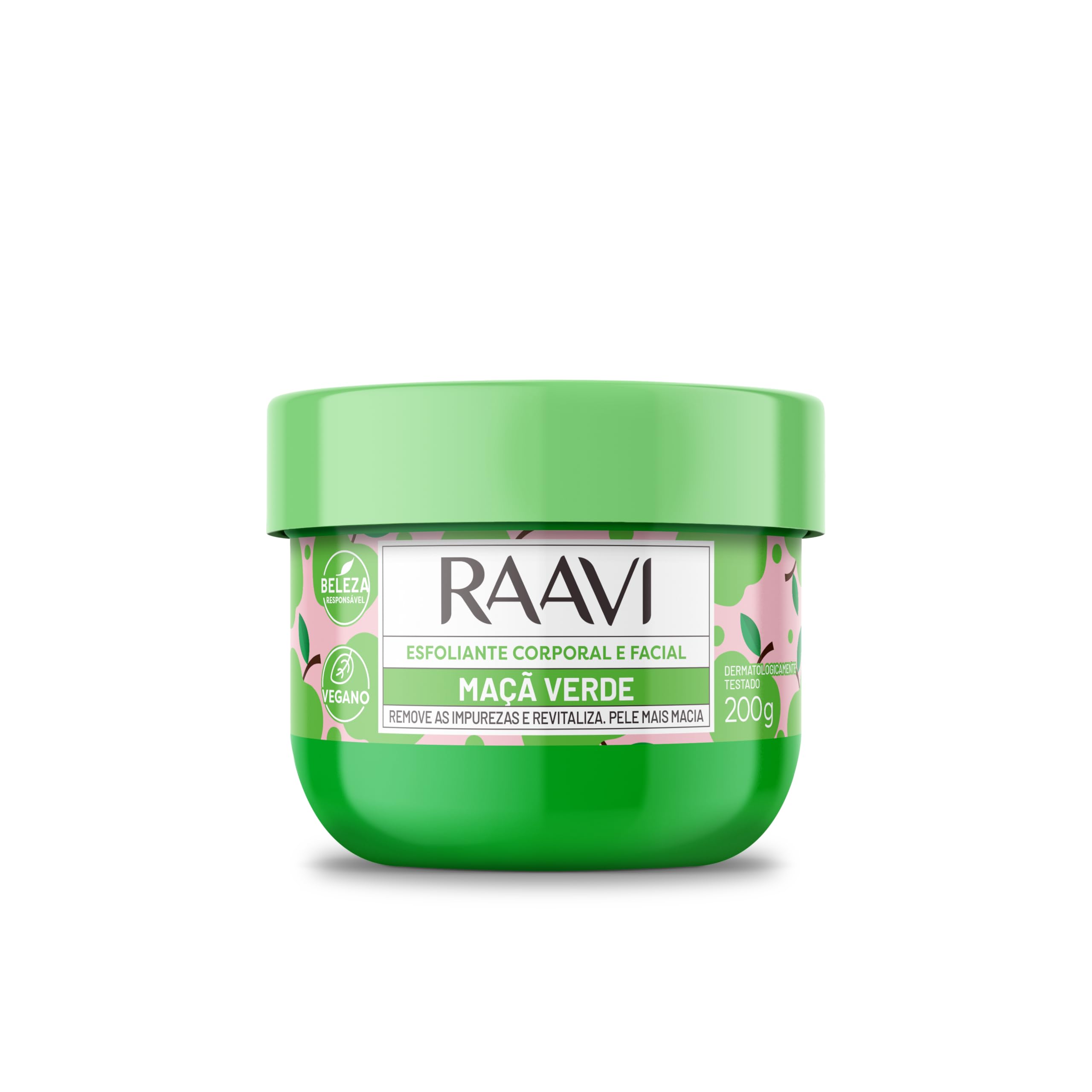 Raavi Esfoliante Corporal Maçã Verde 200g