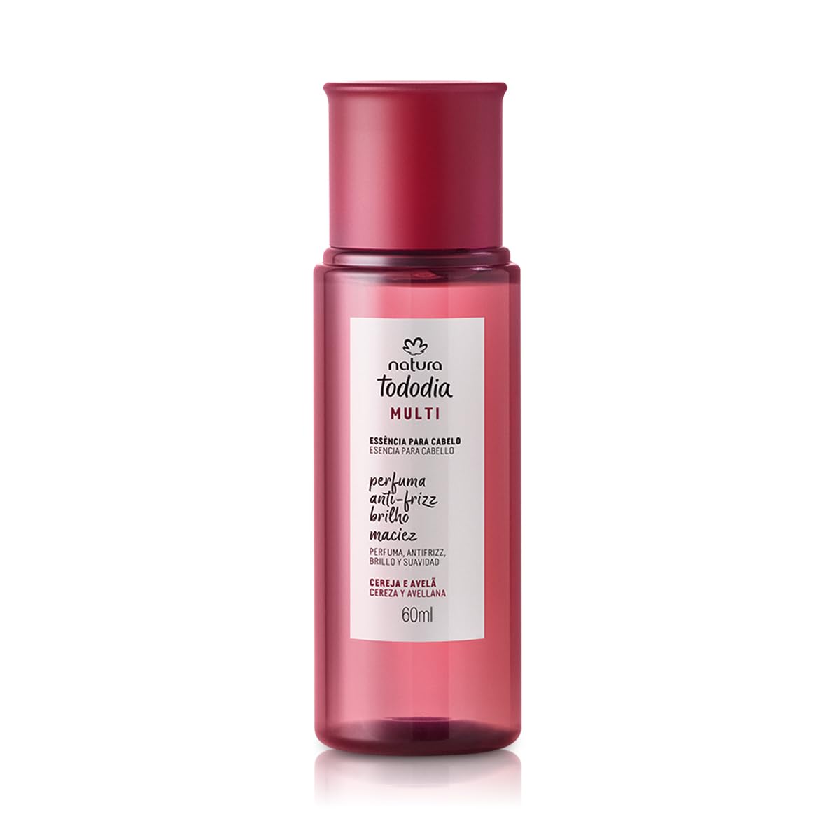 Natura Tododia Cereja e Avelã Essência para Cabelos Perfume para Cabelos 60 ml