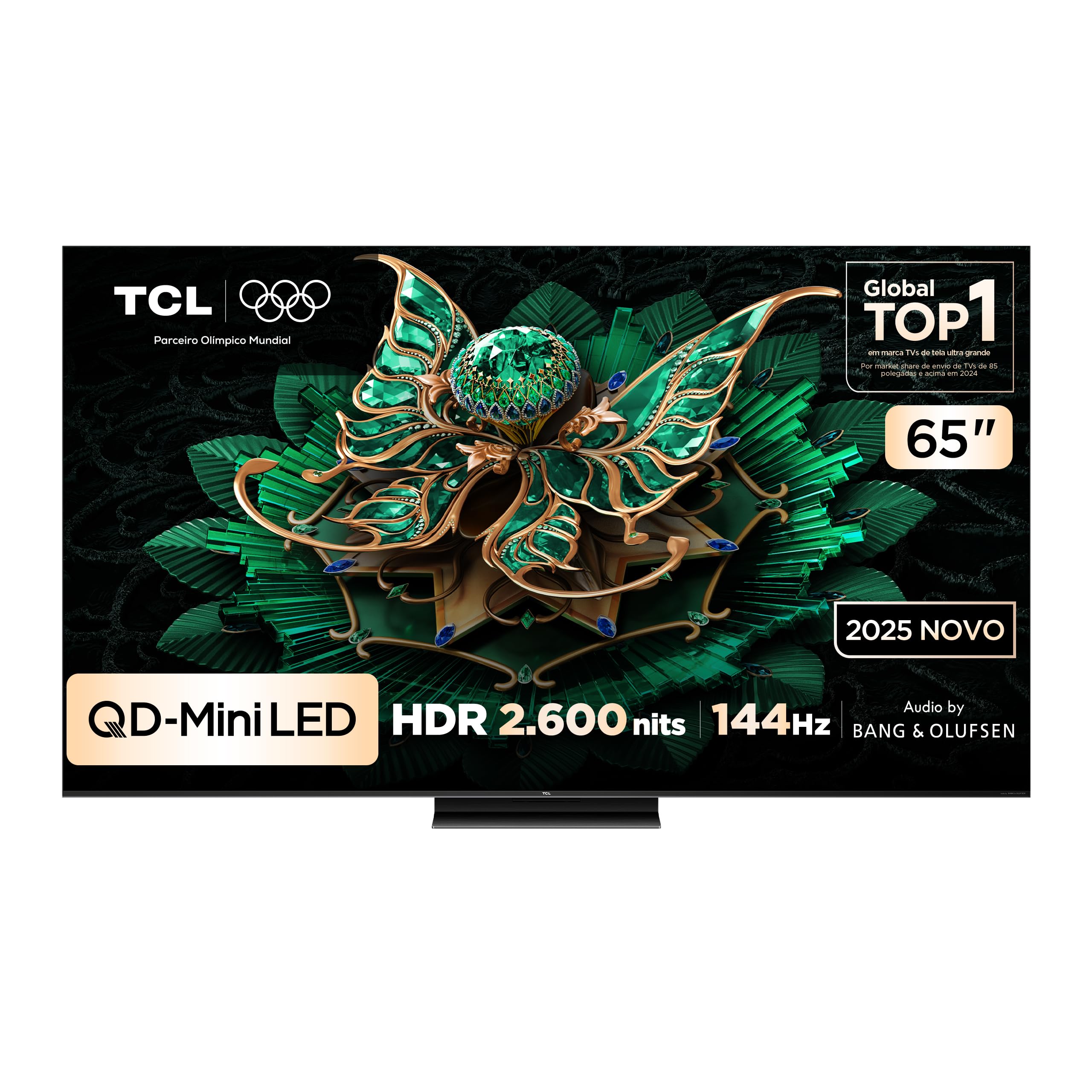 Smart TV TCL 65C7K 65 polegadas 4K Mini LED Google TV