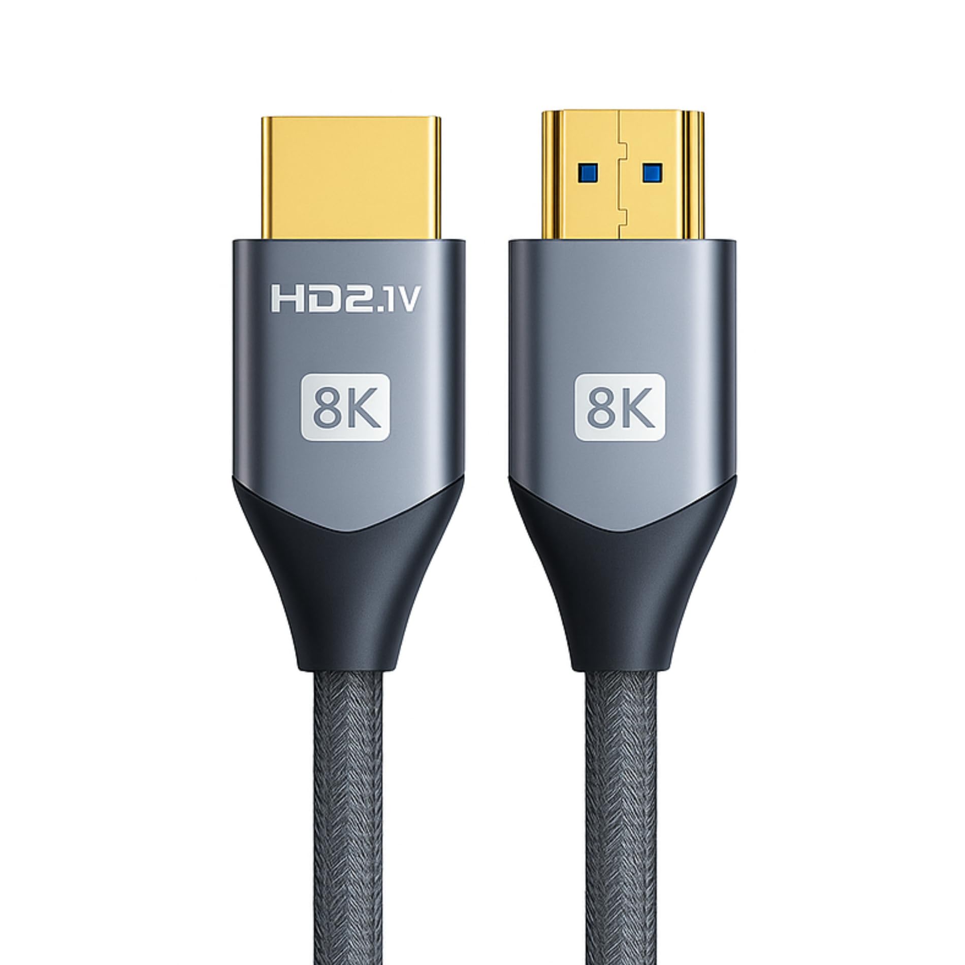 Cabo HDMI 2.1 8K 2m Ultra Rápido 48Gbps | HDR10 eARC VRR | Compatível com TV 4K, PS5, Xbox, Monitor Gamer, Projetor e PC
