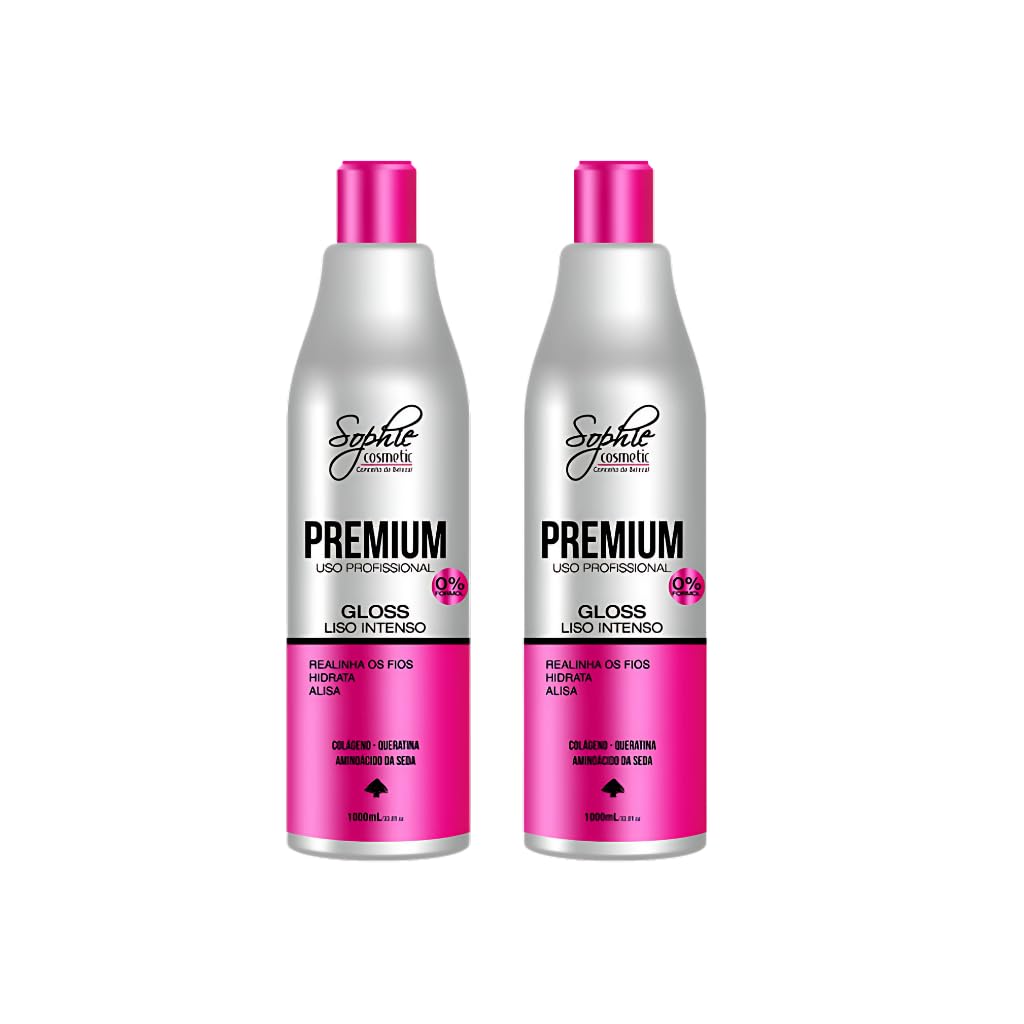Kit Gloss Progressiva Premium 2 Litros Sem Formol