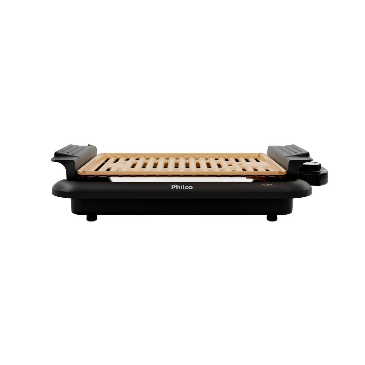 Churrasqueira Elétrica Philco 1200W Desmontável 5 Níveis de Temperatura Antiaderente Gold PCQ10A 220V