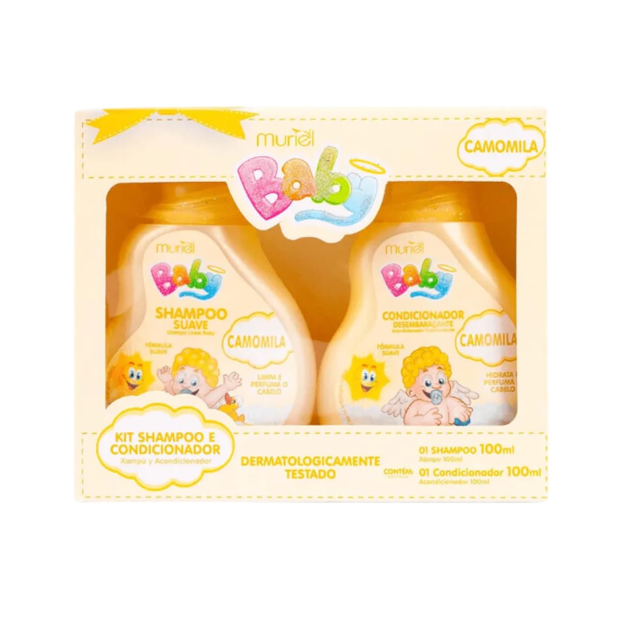 Kit Muriel Baby Shampoo e Condicionador Camomila 100ml