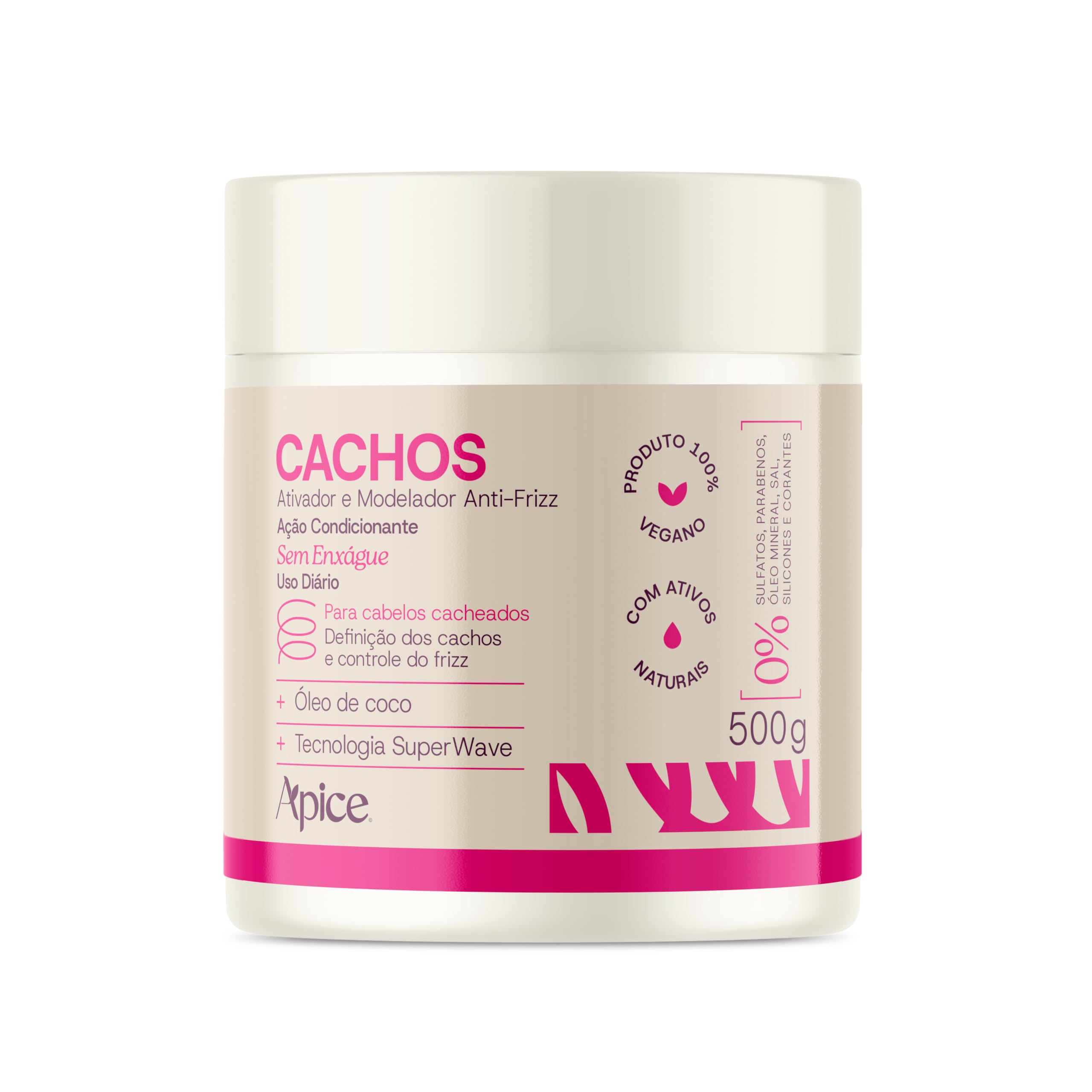 Ápice Ativador e Modelador de Cachos Essence Anti-Frizz 500g