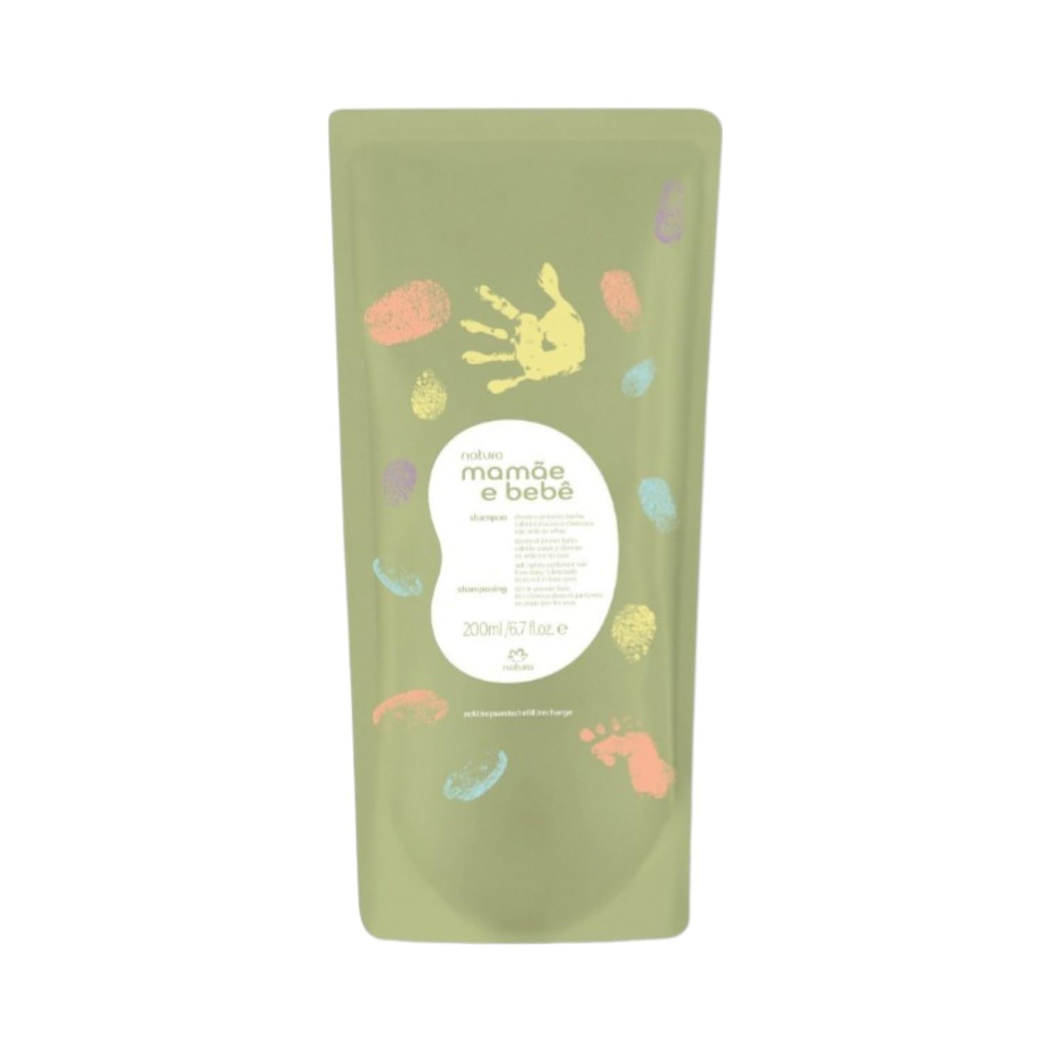 Refil Shampoo Mamãe Bebê Desde o Primeiro Banho 200ml