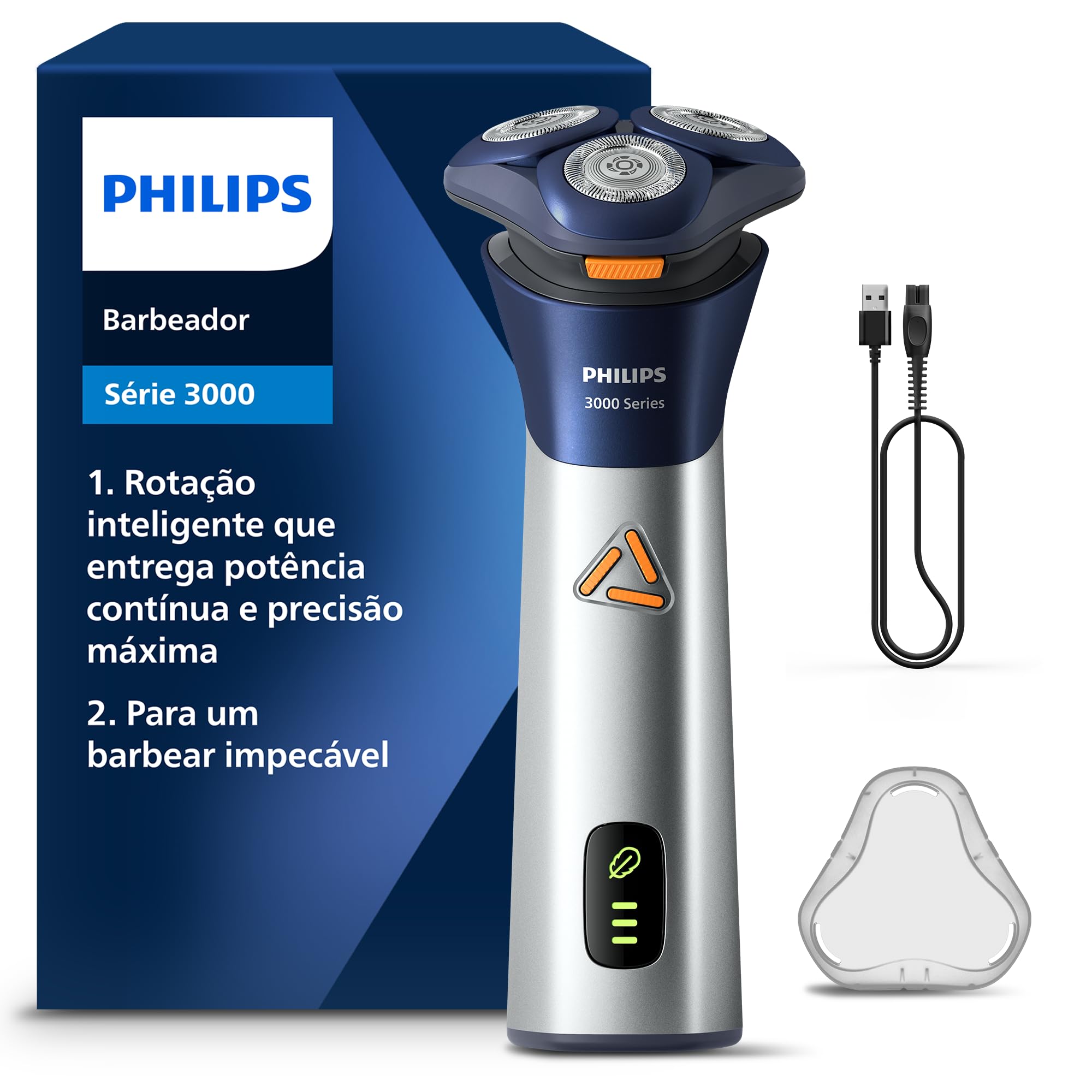 Barbeador Elétrico Shaver Série 3000 6D S3881/00 Philips