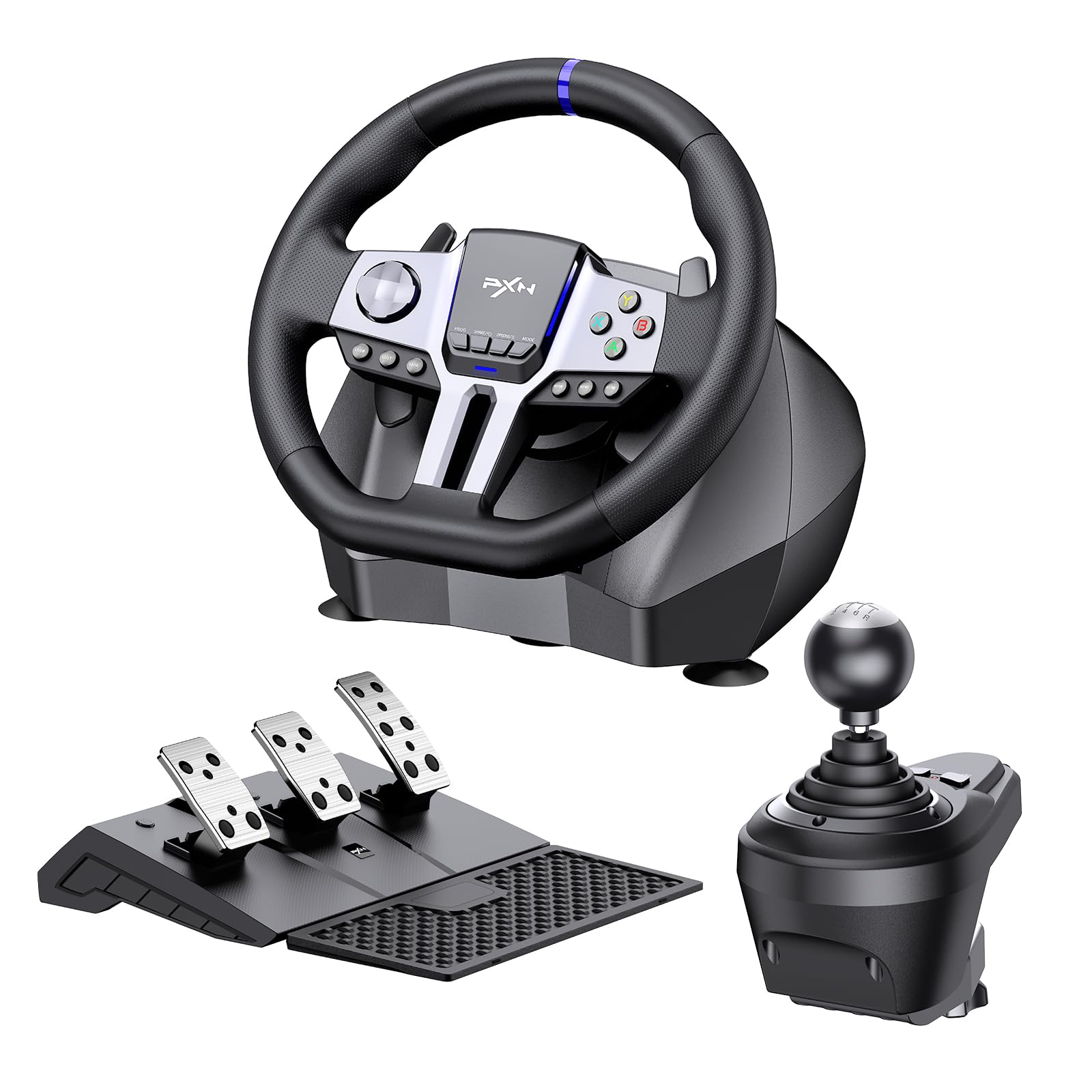 PXN V9 GEN2 volante com pedais e câmbio para PC