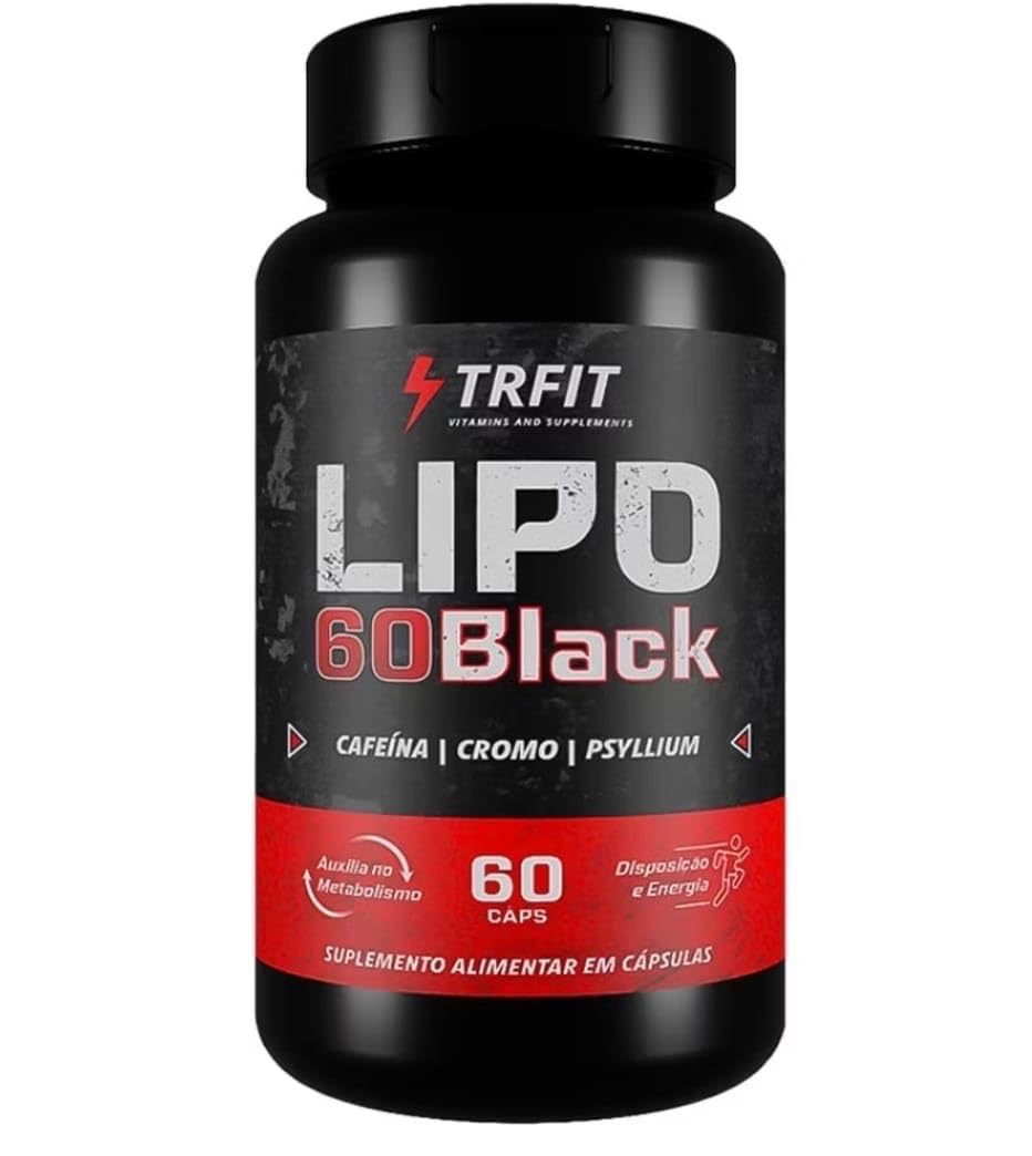 Termogênico Lipo Black com 60 Cápsulas