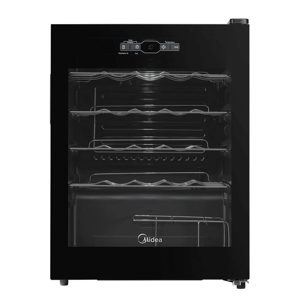 Adega Climatizada 24 Garrafas Midea Inverter Bivolt