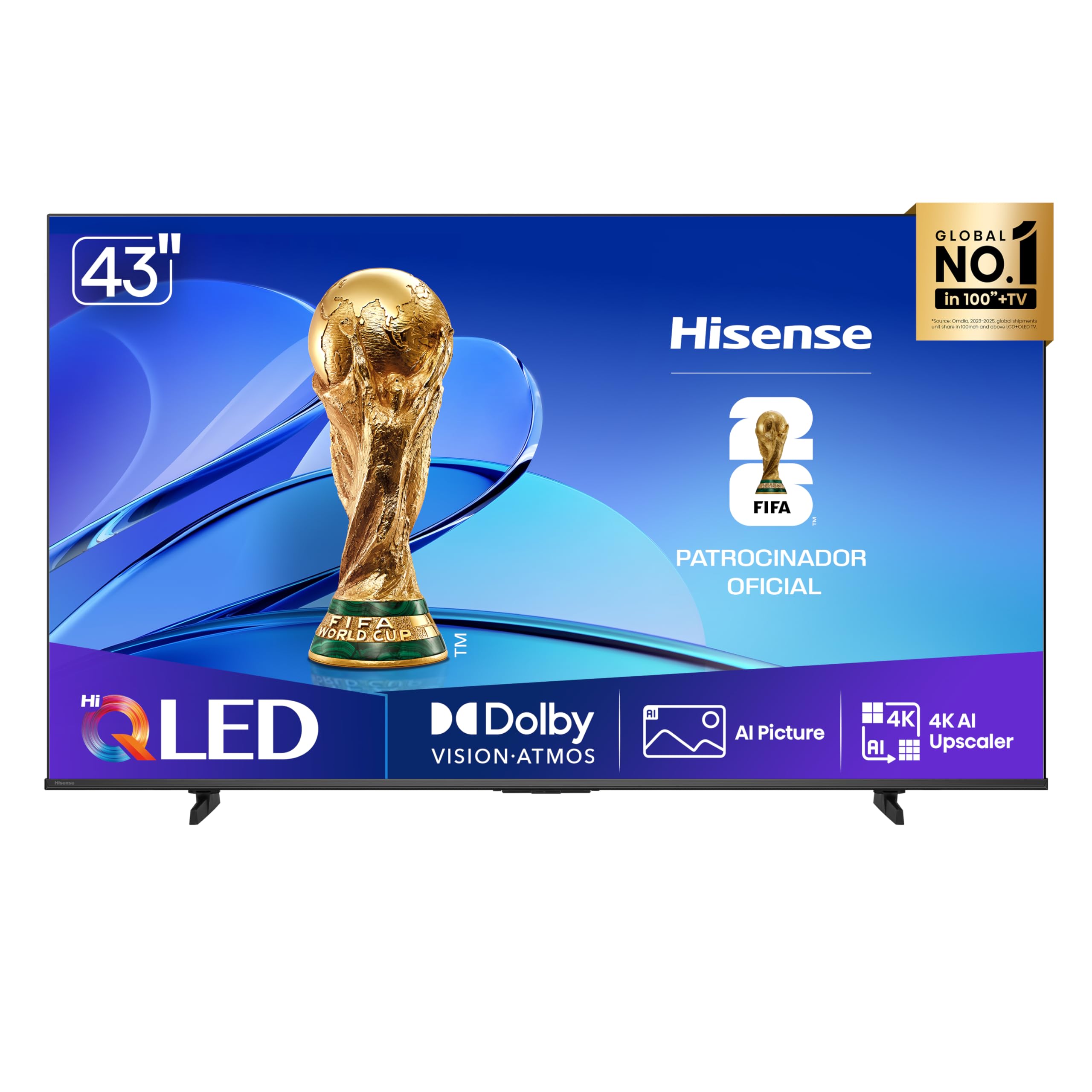 Smart TV Hisense QLED 43Q6Q 43 polegadas 4K