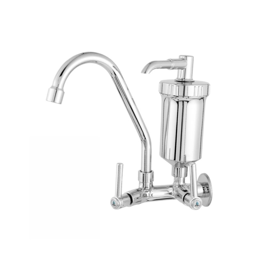 Torneira Filtro de Parede Gourmet Flexível com Refil