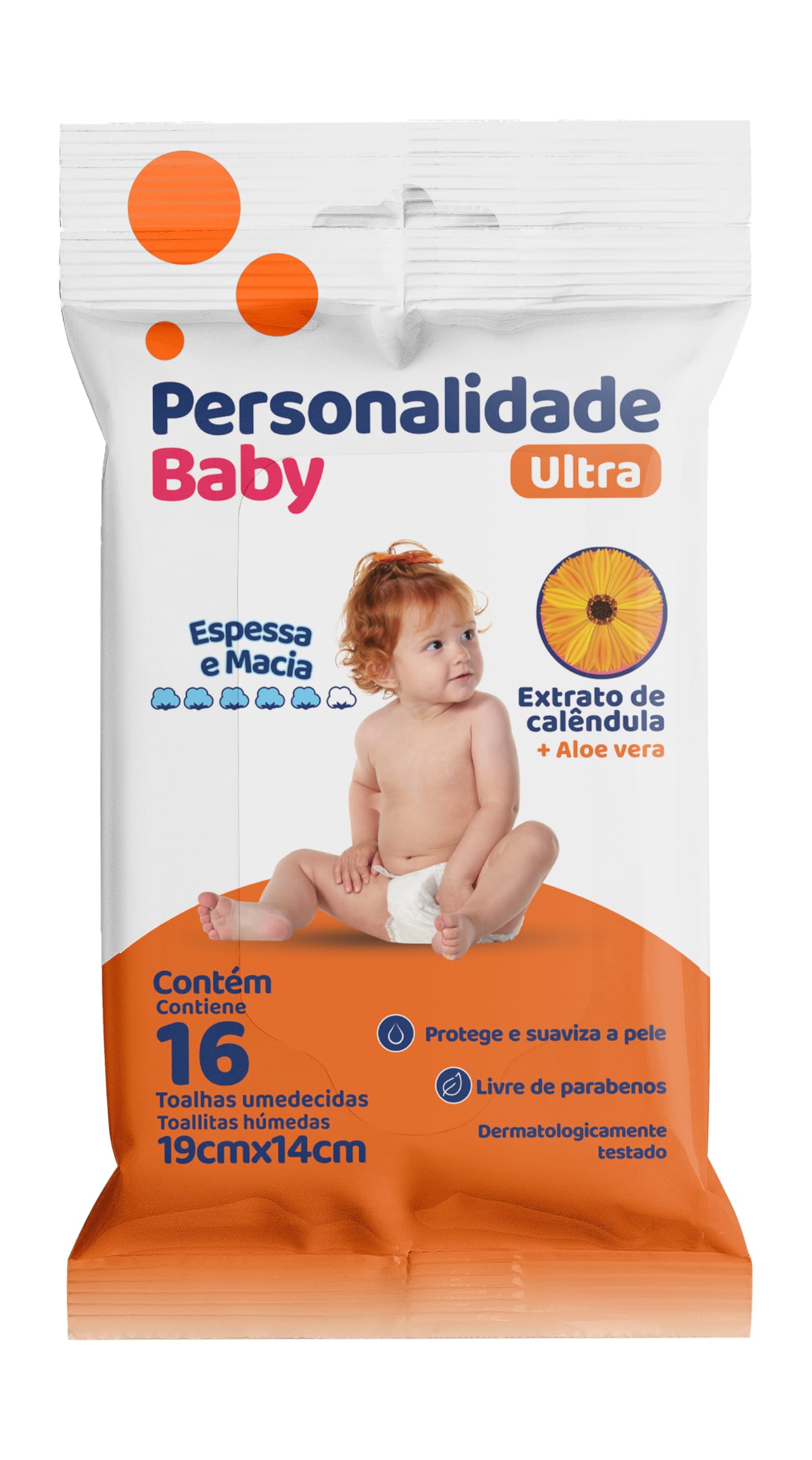 Toalha Umedecida Personalidade Baby Ultra