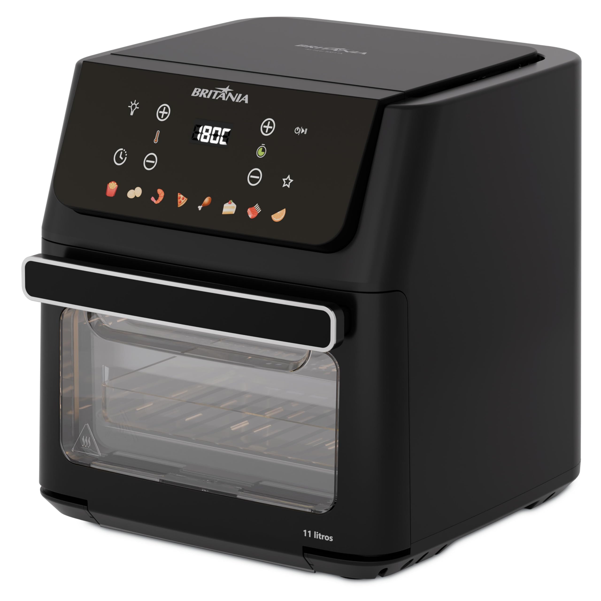 Air Fryer Oven Britânia 11L 8 Funções 1800W BAF11A 220V