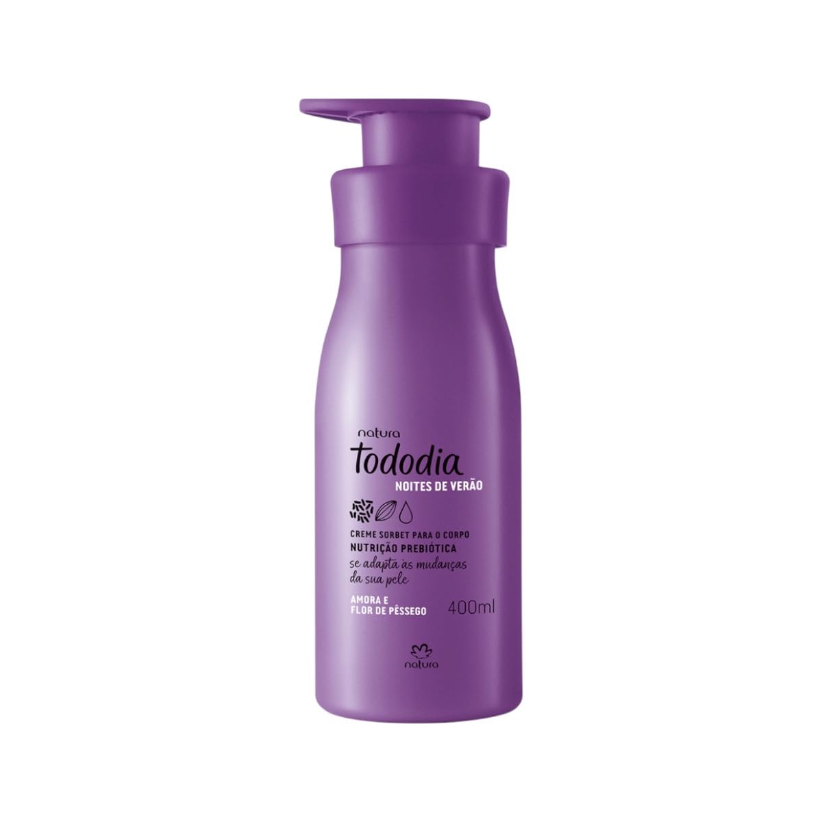 Creme Hidratante Corporal Tododia Amora e Flor de Pêssego 400ml