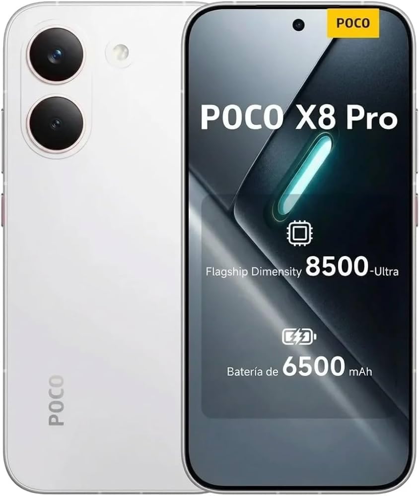 Xiaomi Poco X8 Pro Smartphone 5G 256GB 8GB RAM Branco Global