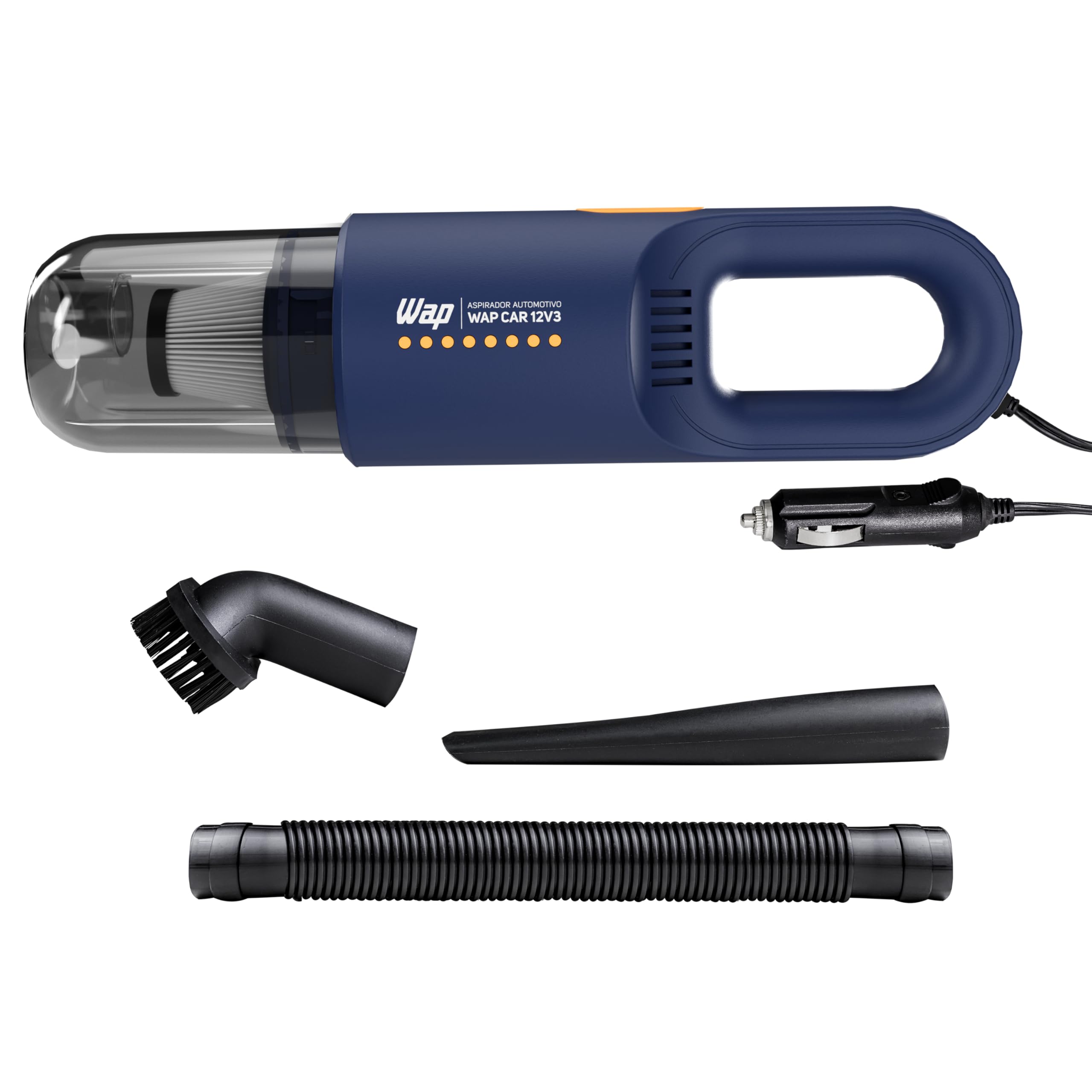 WAP Aspirador Automotivo Portátil 12V CAR 12V3 com Filtro HEPA