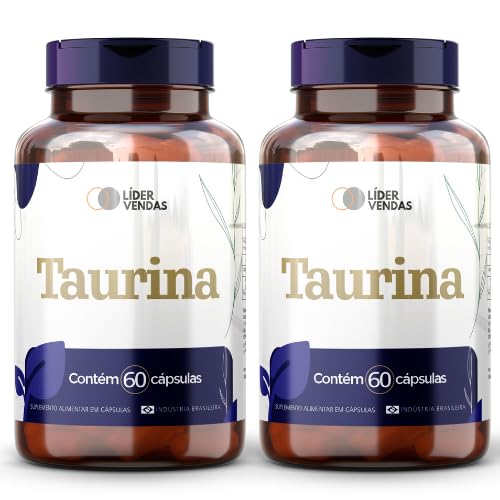 Taurina Pura 1000 mg com 60 Cápsulas