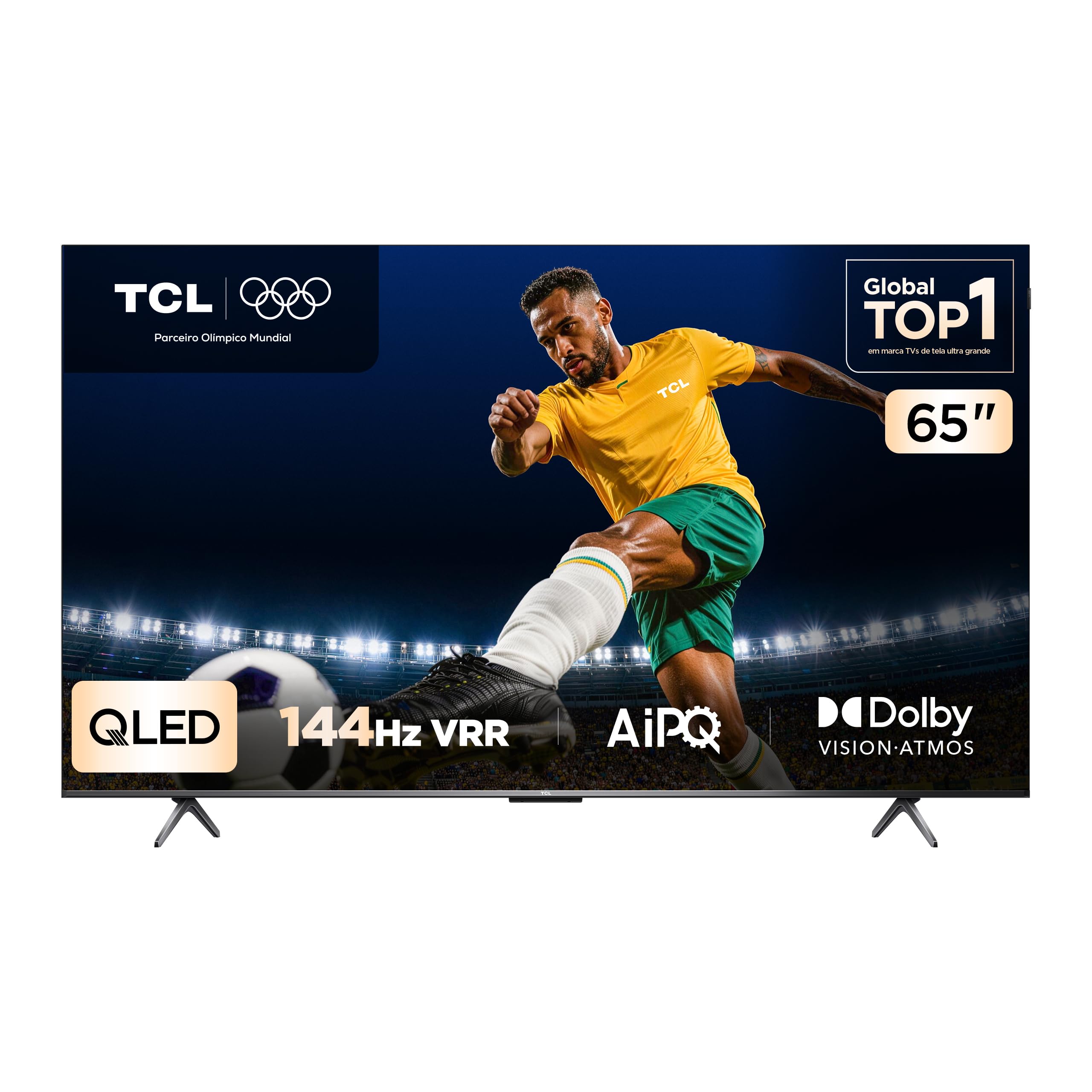 Smart TV TCL QLED 65P8K 65 polegadas 4K Google TV