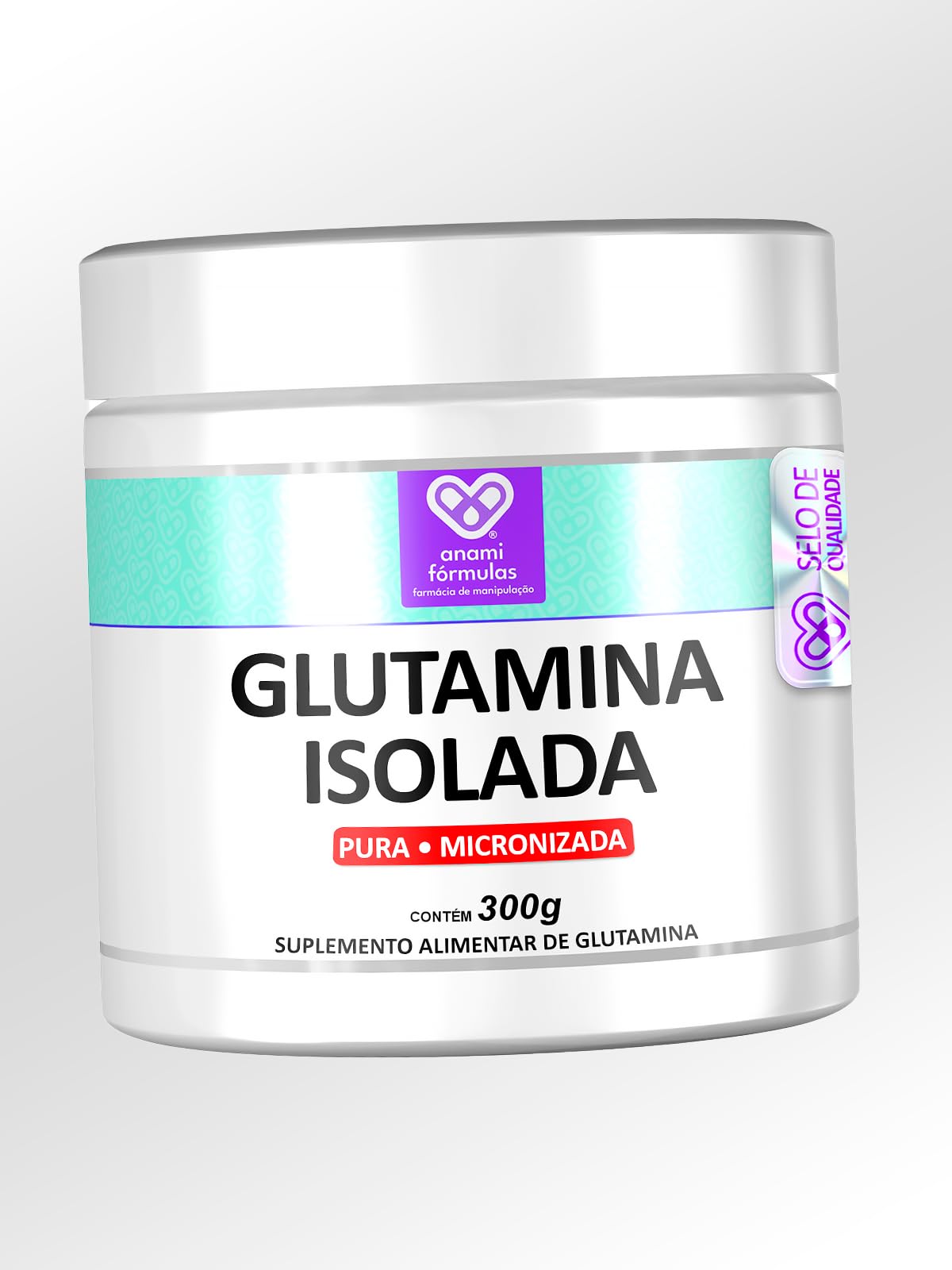 L-Glutamina 100% Pura 300 g
